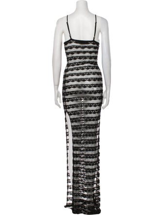 Aya Muse Striped Long Dress