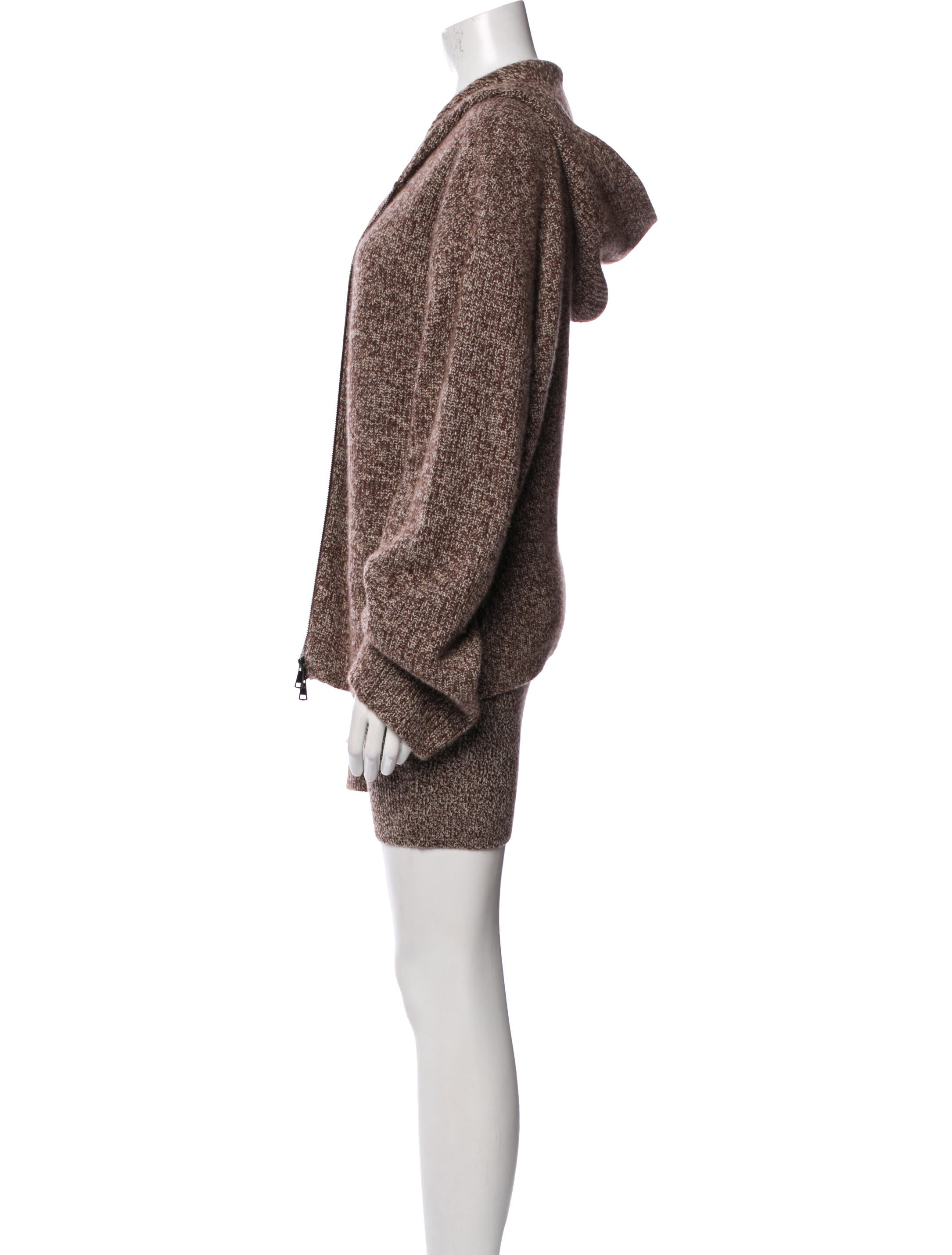 Aya Muse Cashmere Tweed Pattern Dress Set w/ Tags