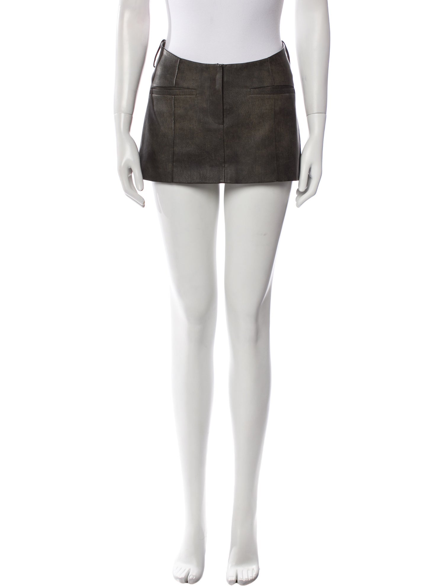 Aya Muse Pleated Accents Mini Skirt