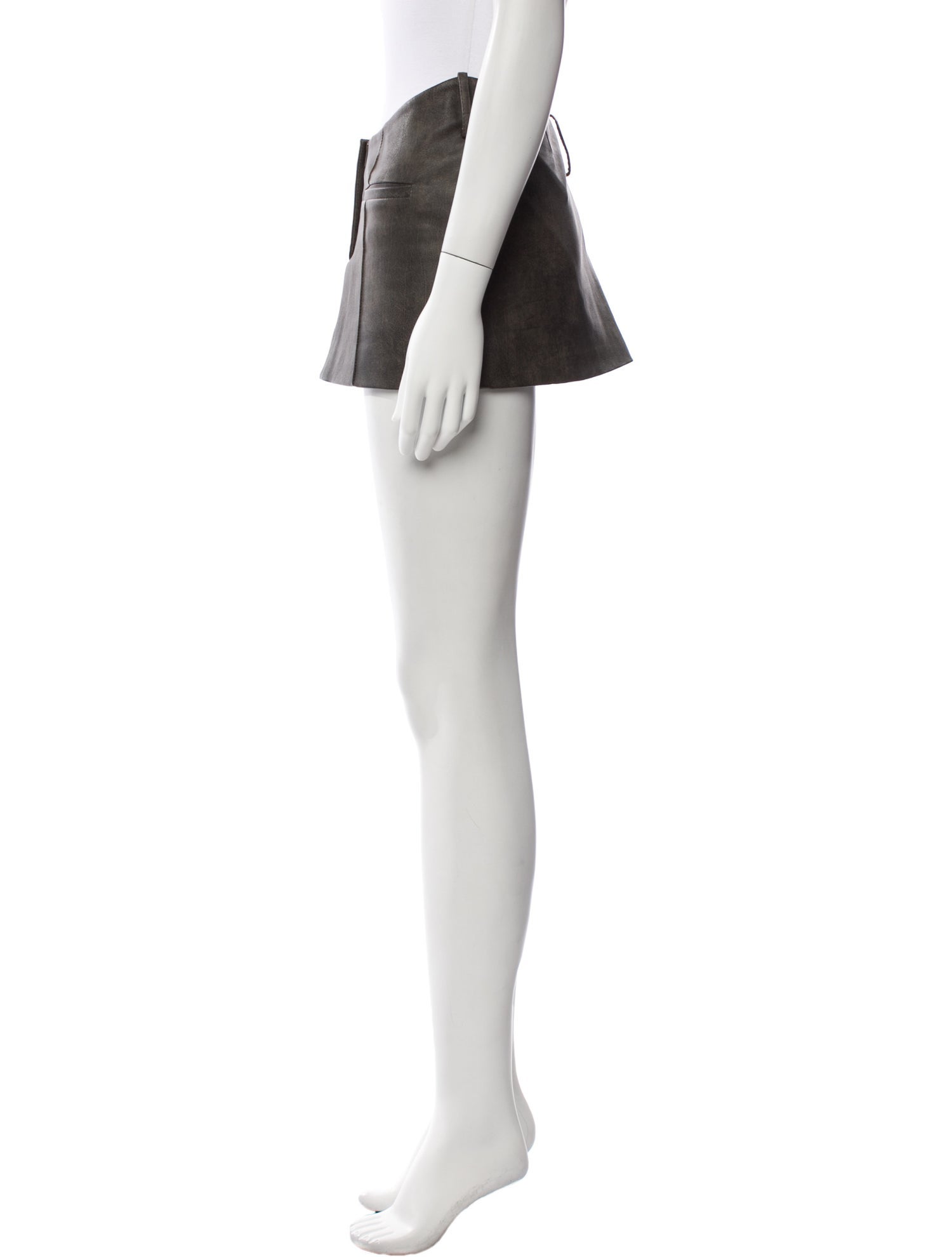 Aya Muse Pleated Accents Mini Skirt