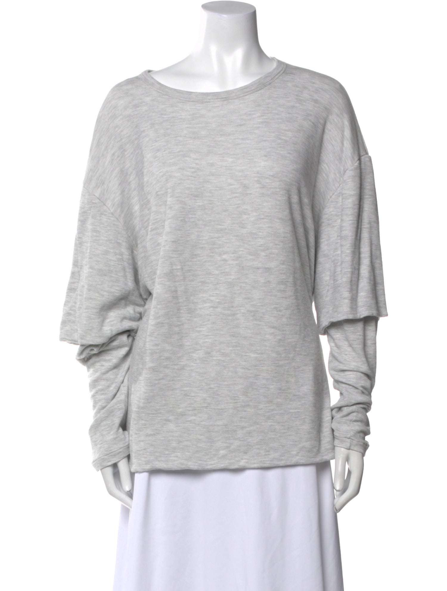 Aya Muse Bateau Neckline Long Sleeve Sweatshirt