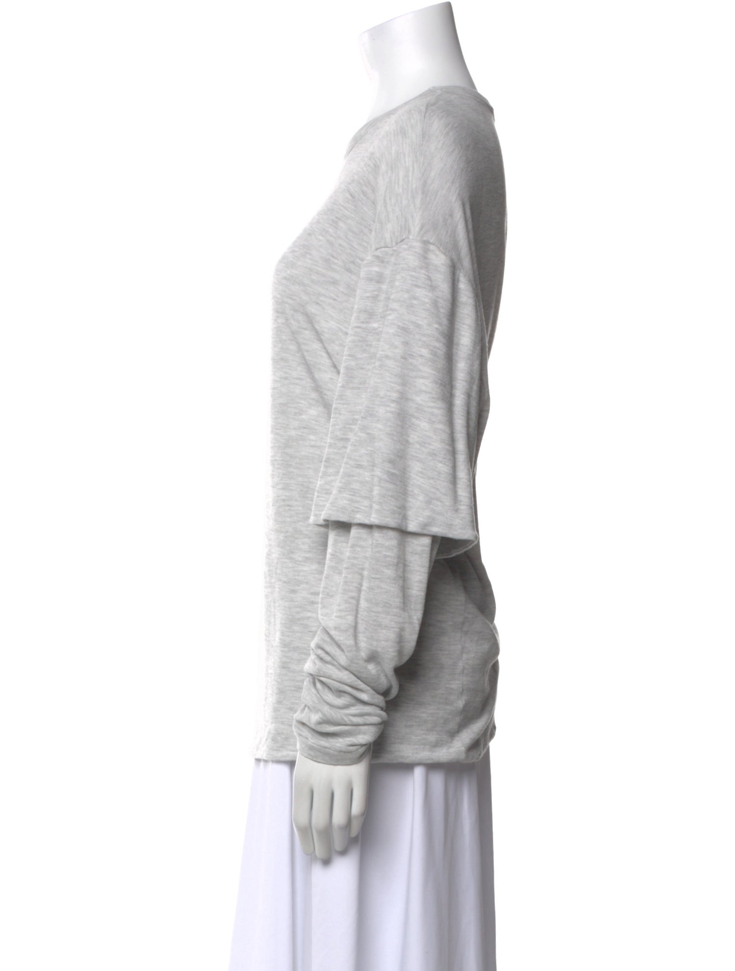 Aya Muse Bateau Neckline Long Sleeve Sweatshirt