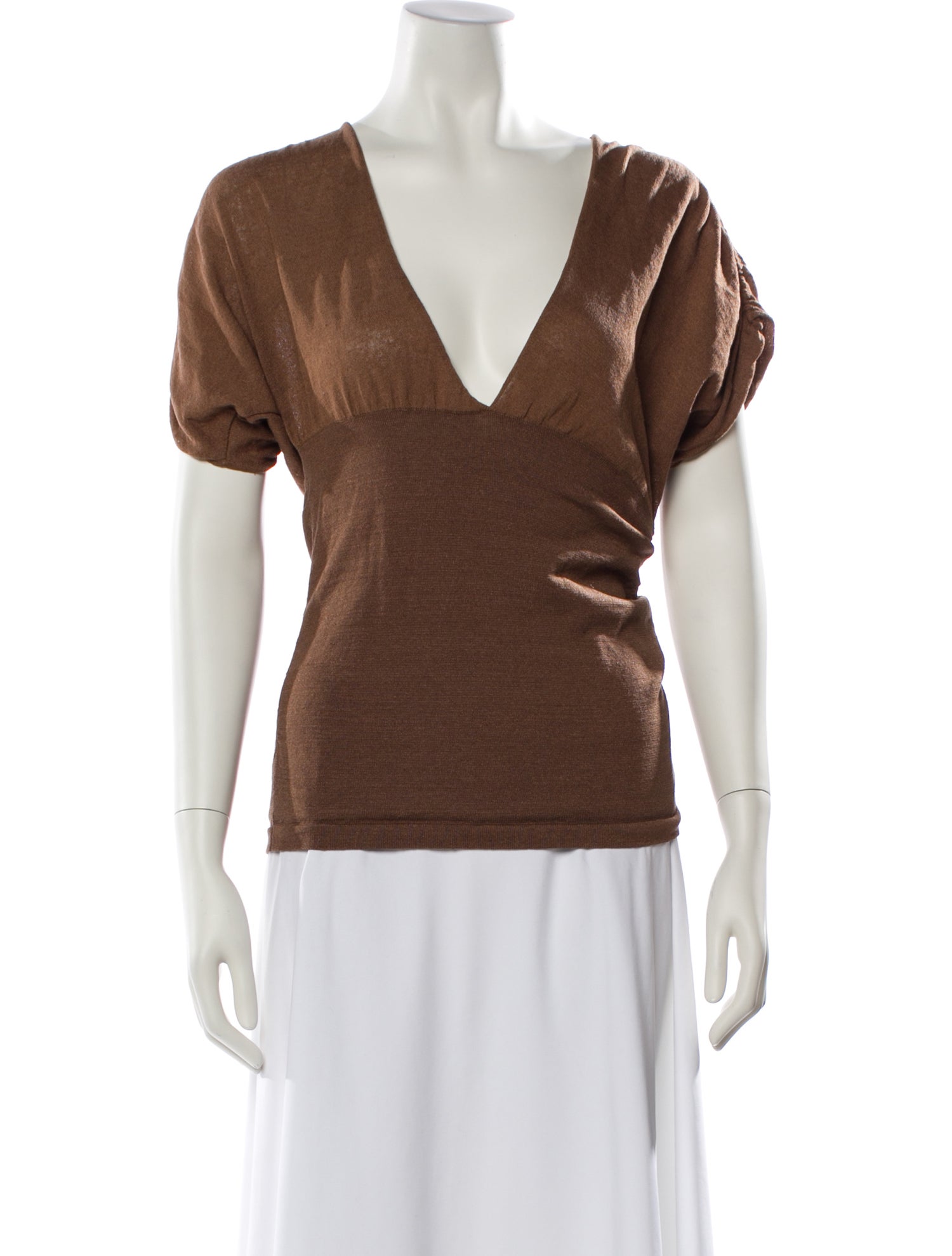 Aya Muse V-Neck Short Sleeve Top