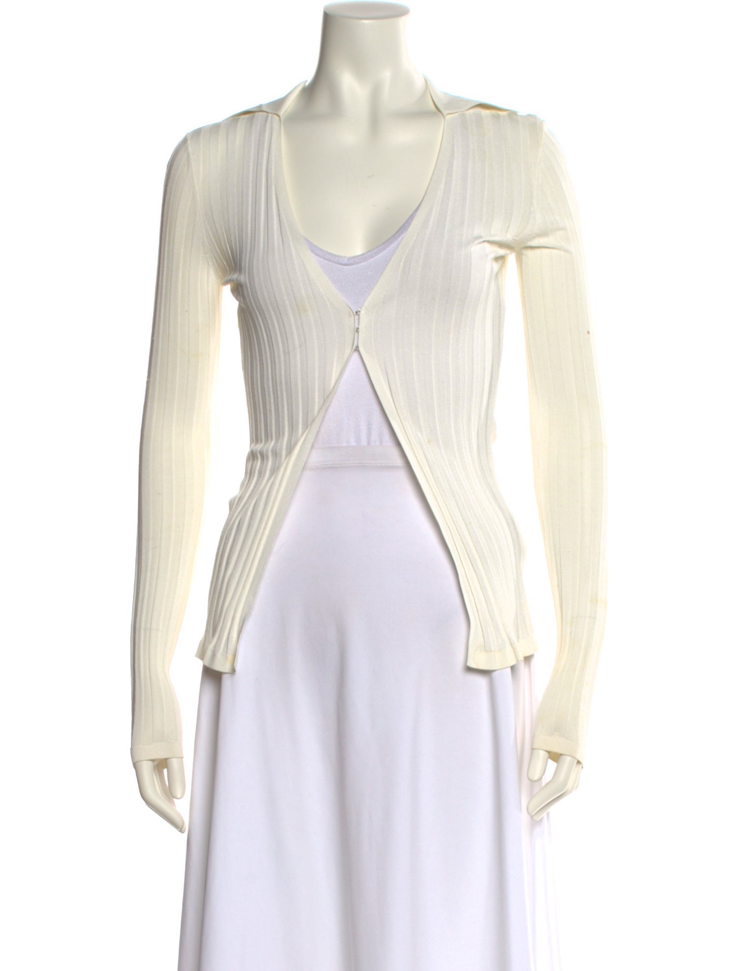 Aya Muse V-Neck Long Sleeve Crop Top