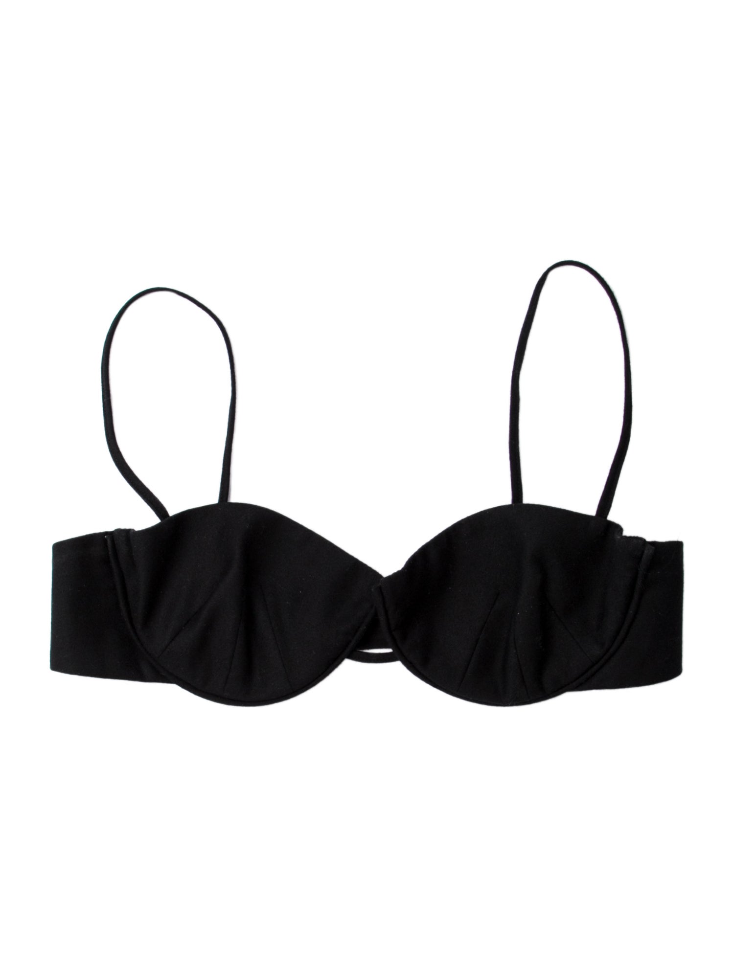 Aya Muse Wool Strapless Crop Top