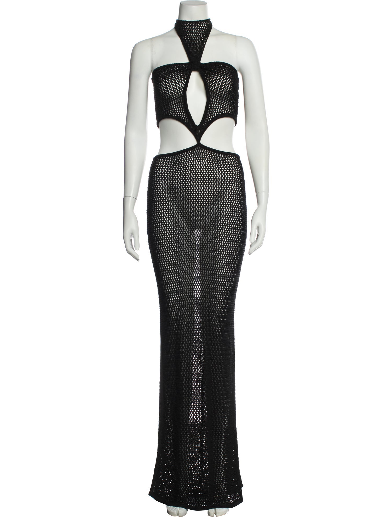 Aya Muse Polka Dot Print Long Dress