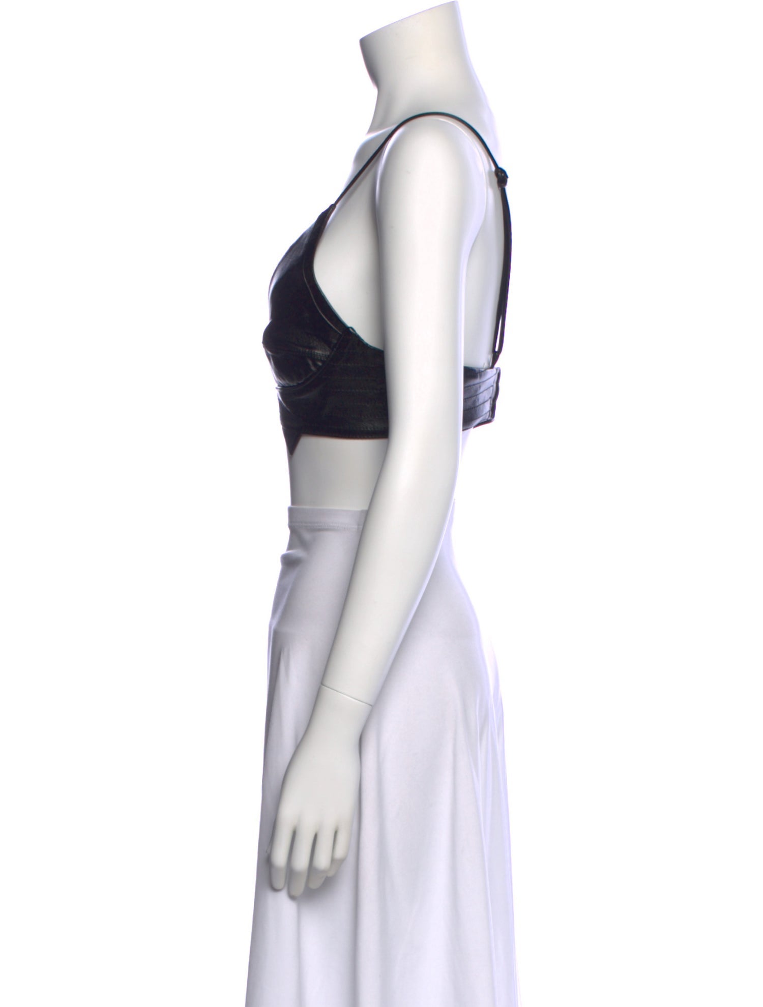 Aya Muse V-Neck Sleeveless Crop Top