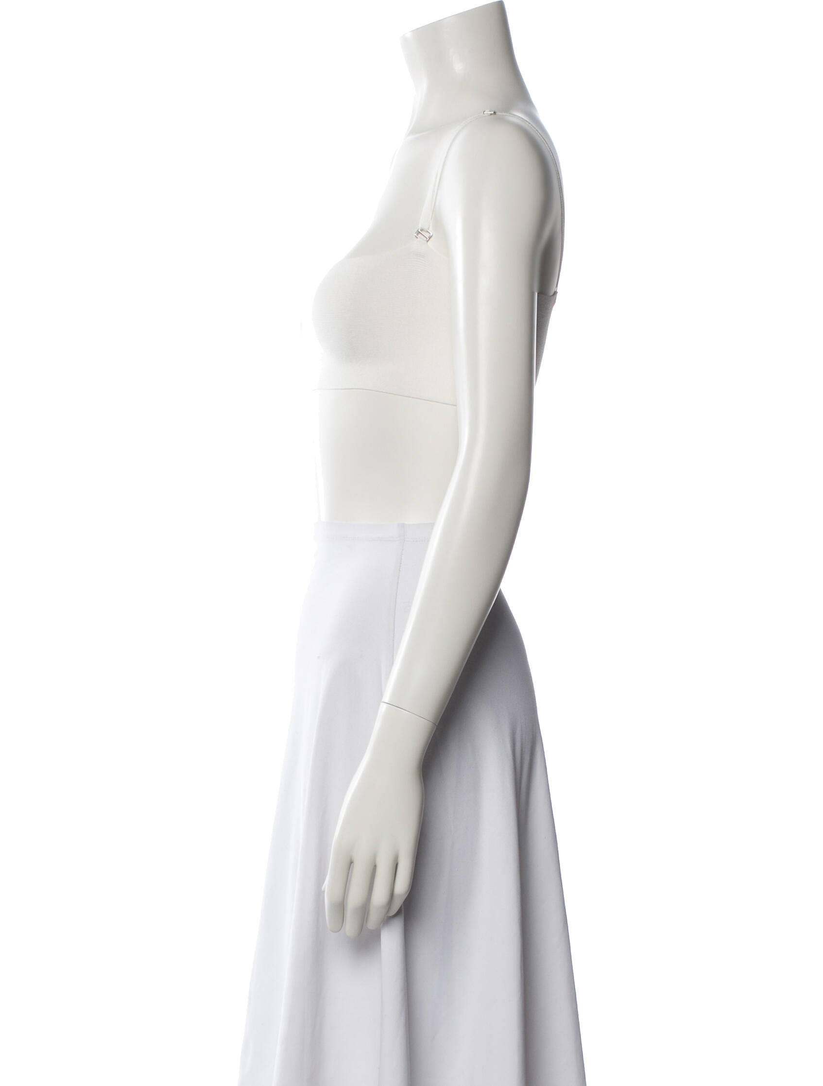 Aya Muse Square Neckline Sleeveless Crop Top