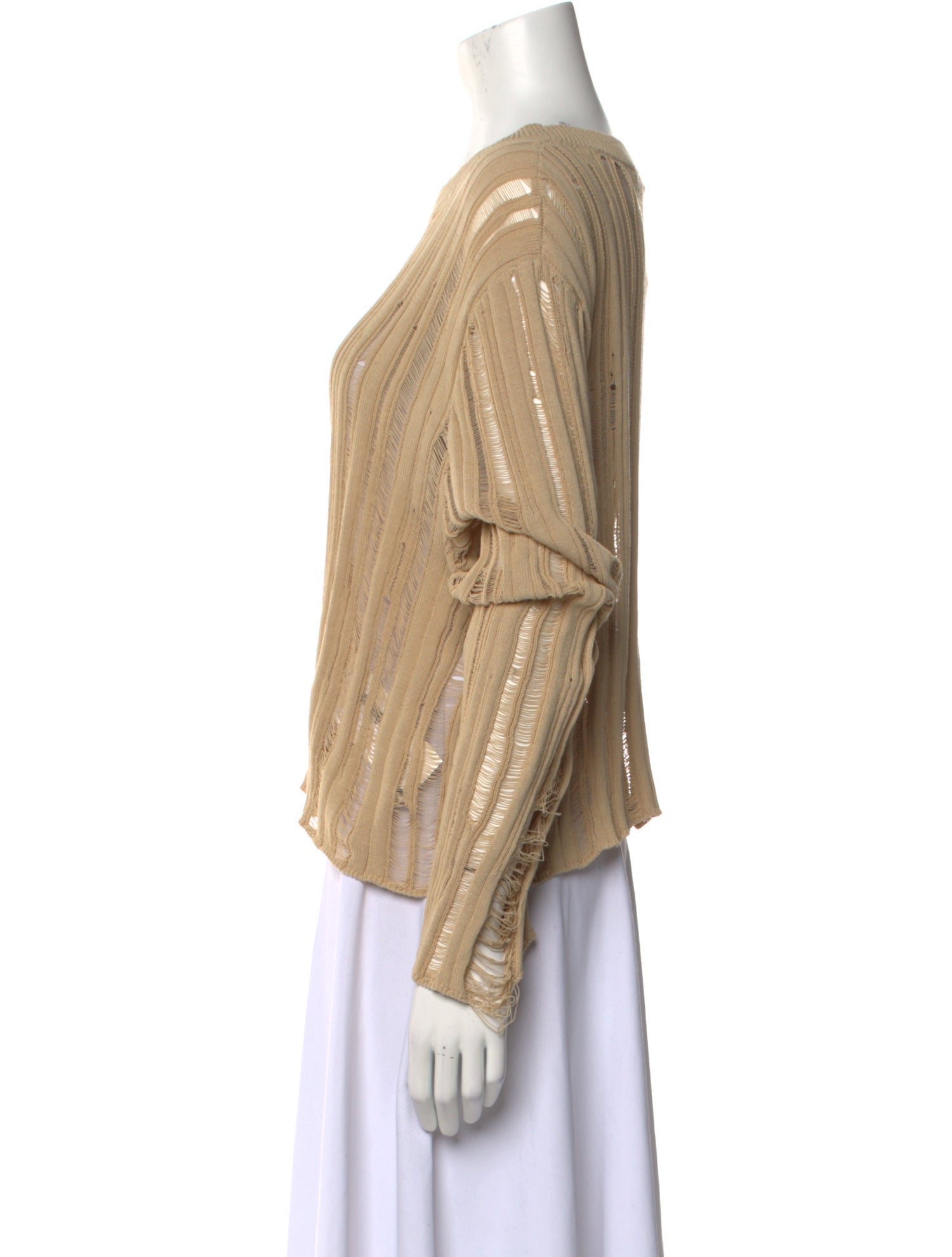 Aya Muse Bateau Neckline Long Sleeve Blouse w/ Tags