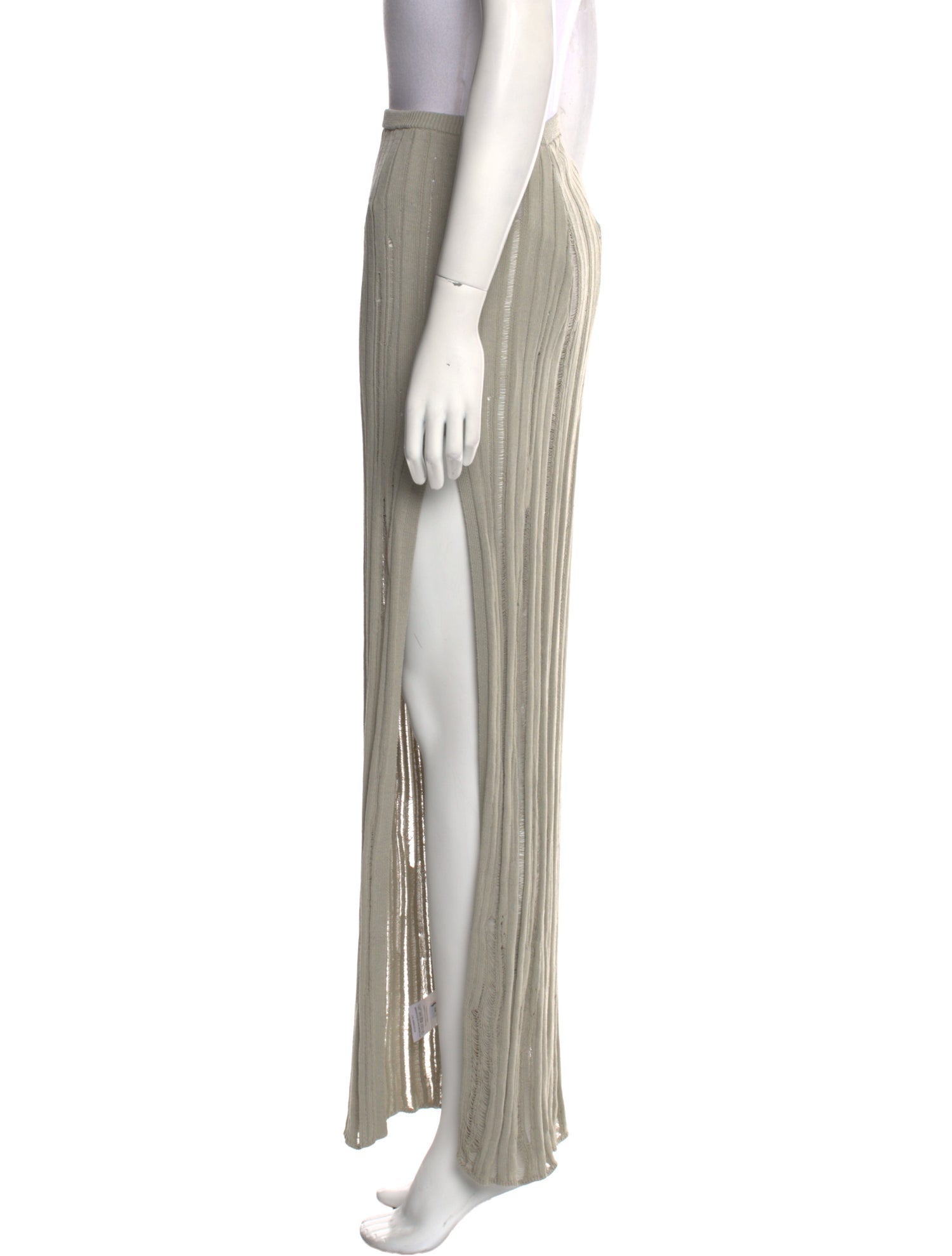 Aya Muse Distressed Accents Long Skirt w/ Tags