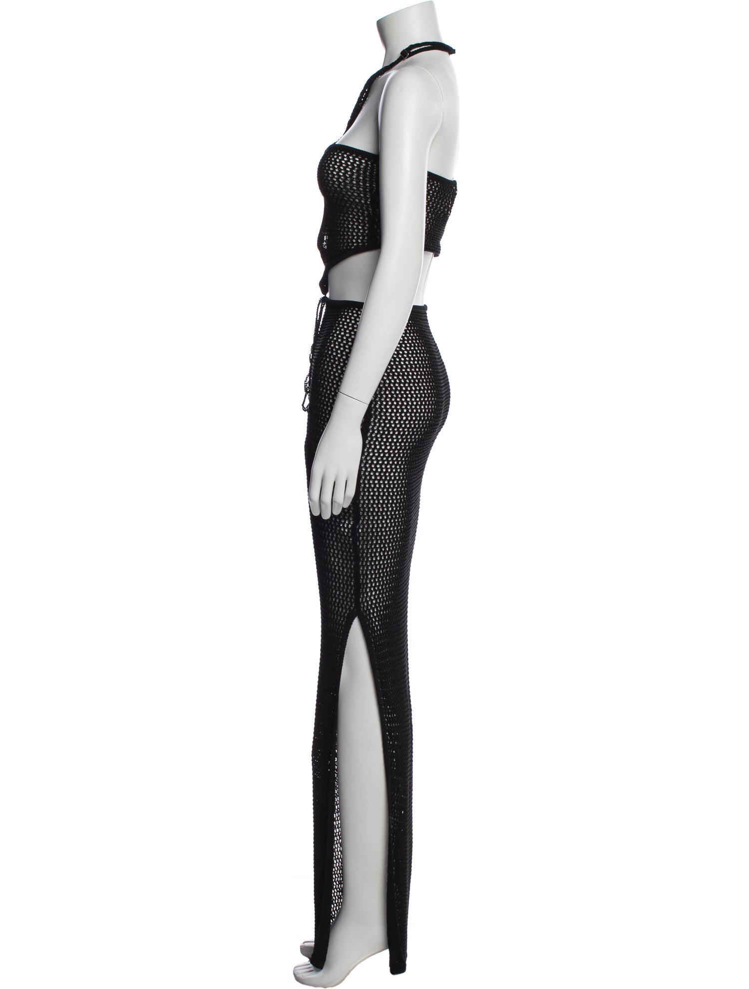 Aya Muse Polka Dot Print Long Dress w/ Tags