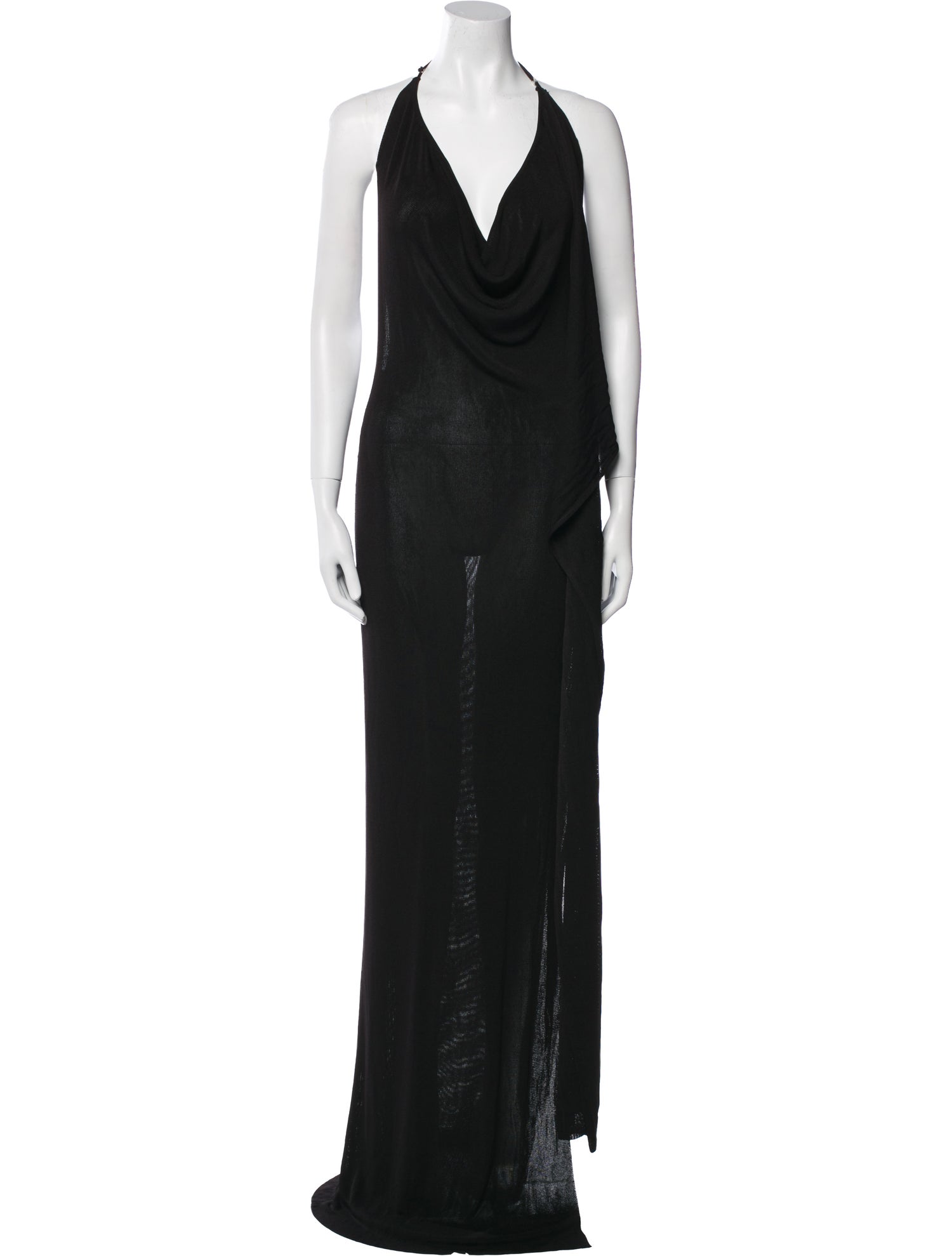 Aya Muse Cowl Neck Long Dress w/ Tags