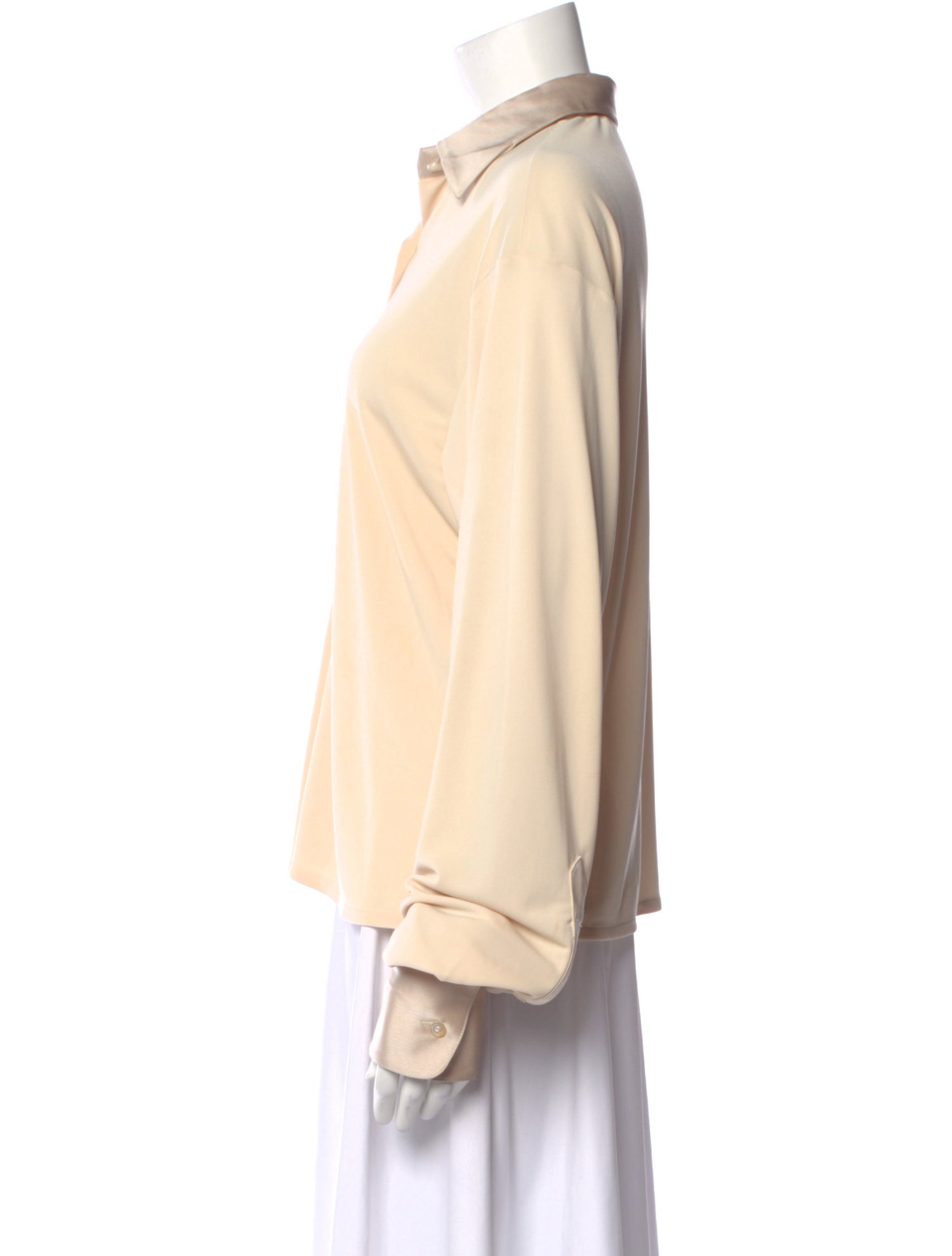 Aya Muse Long Sleeve Button-Up Top