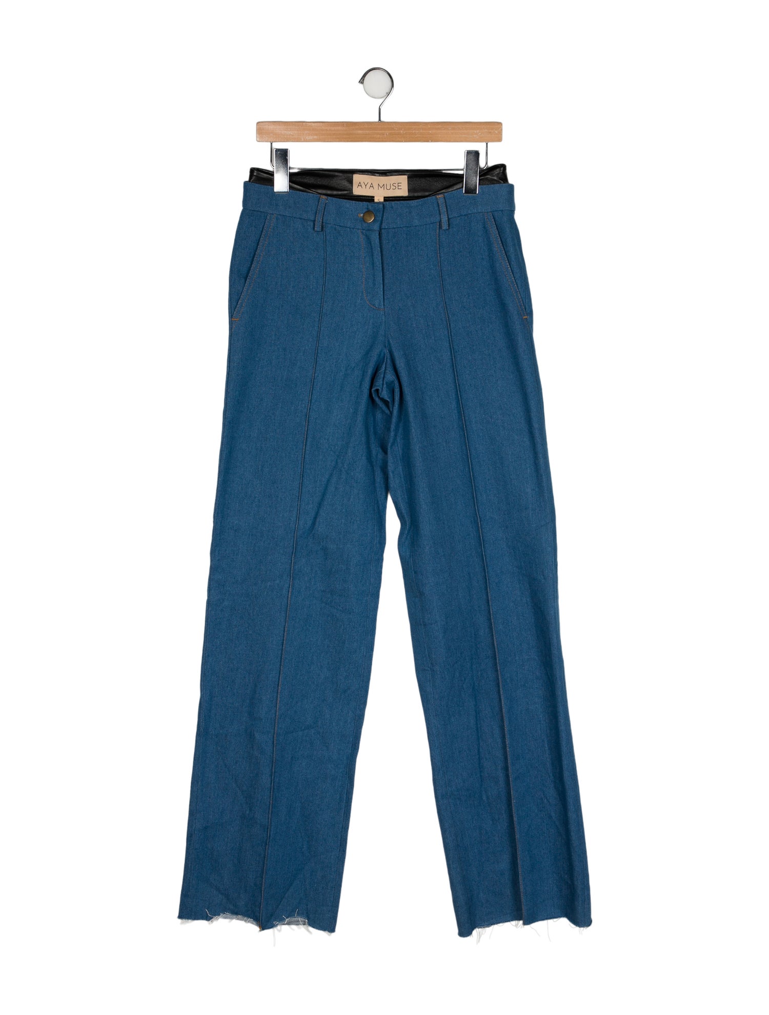 Aya Muse Mid-Rise Wide Leg Jeans w/ Tags