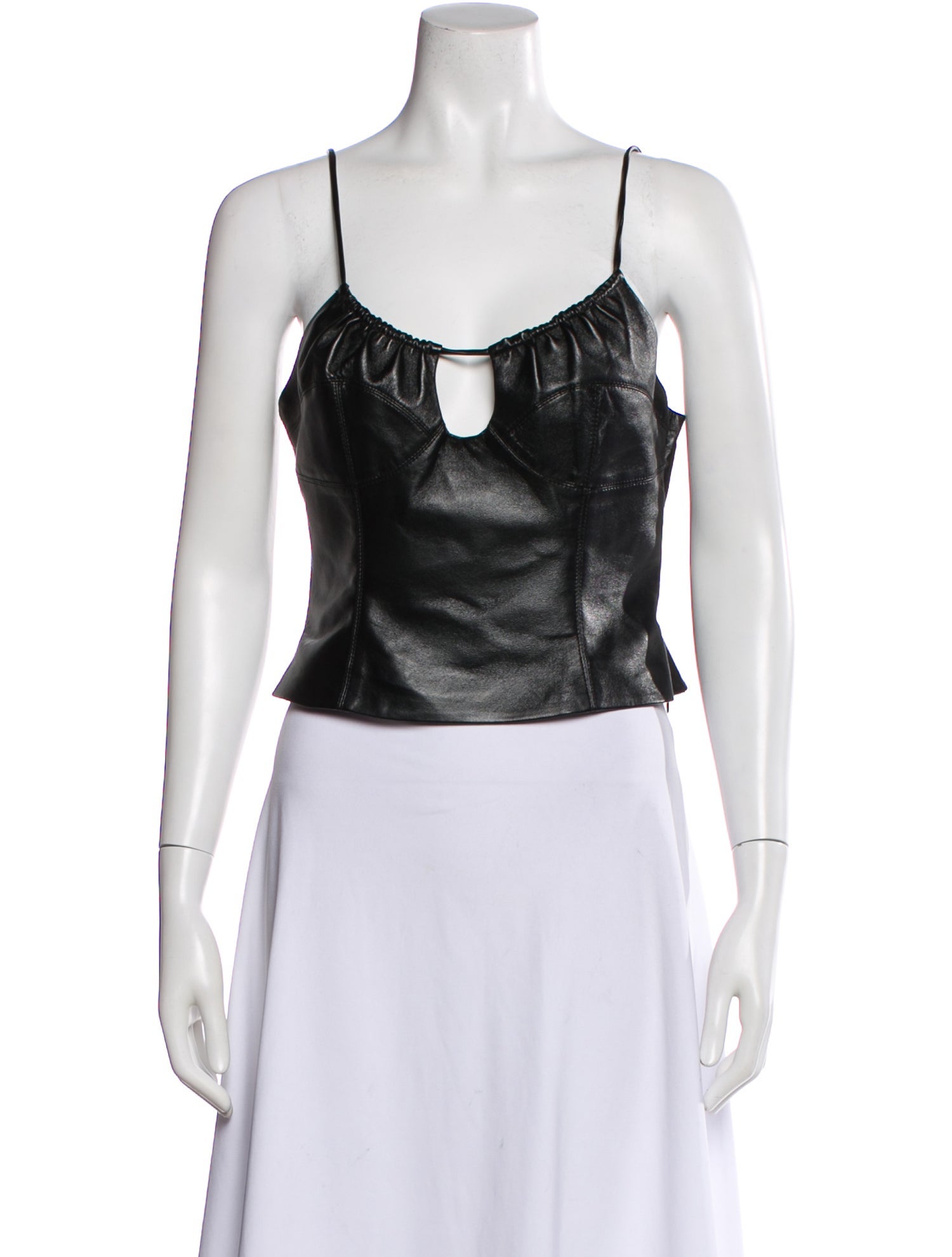 Aya Muse V-Neck Sleeveless Crop Top