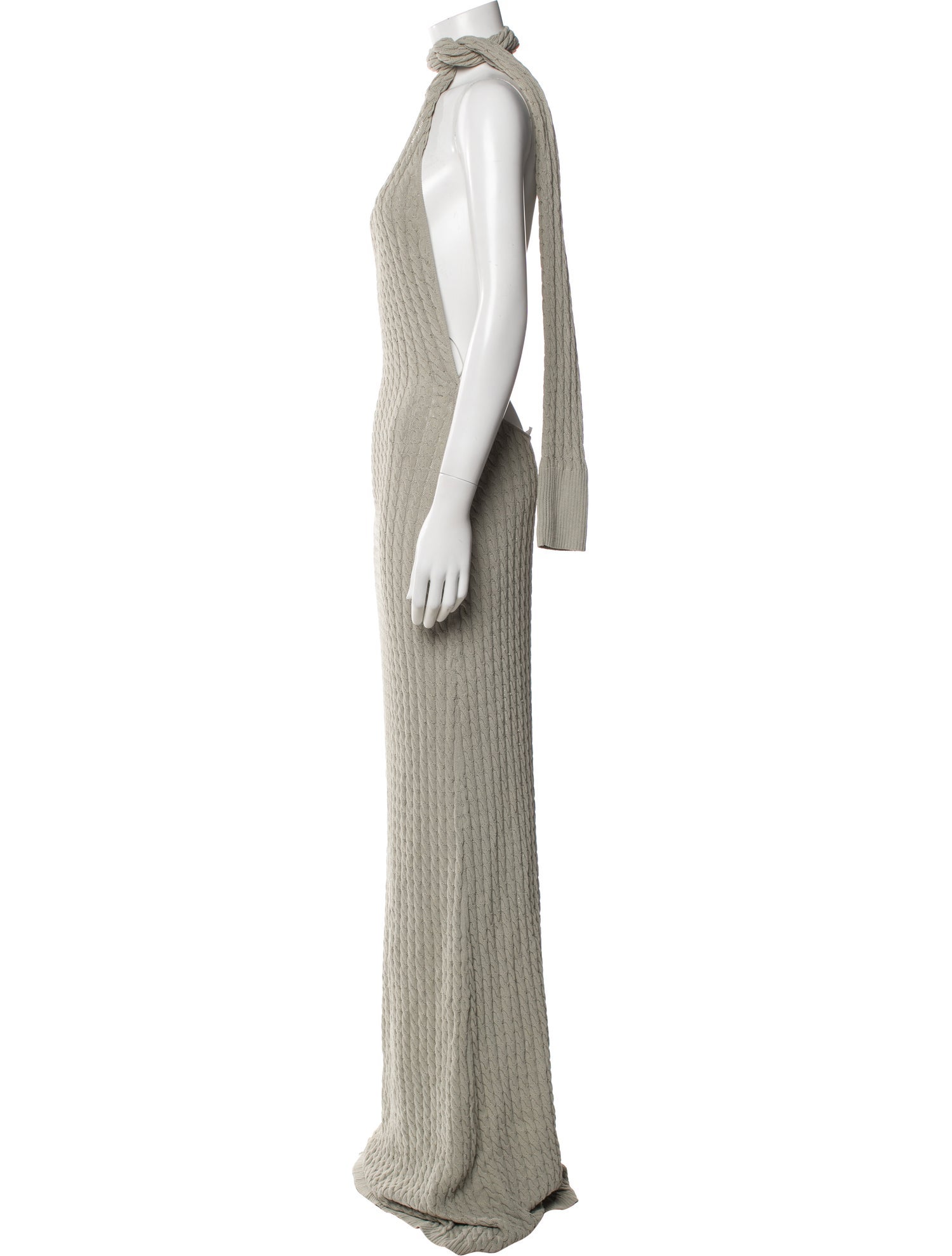 Aya Muse Halterneck Long Dress