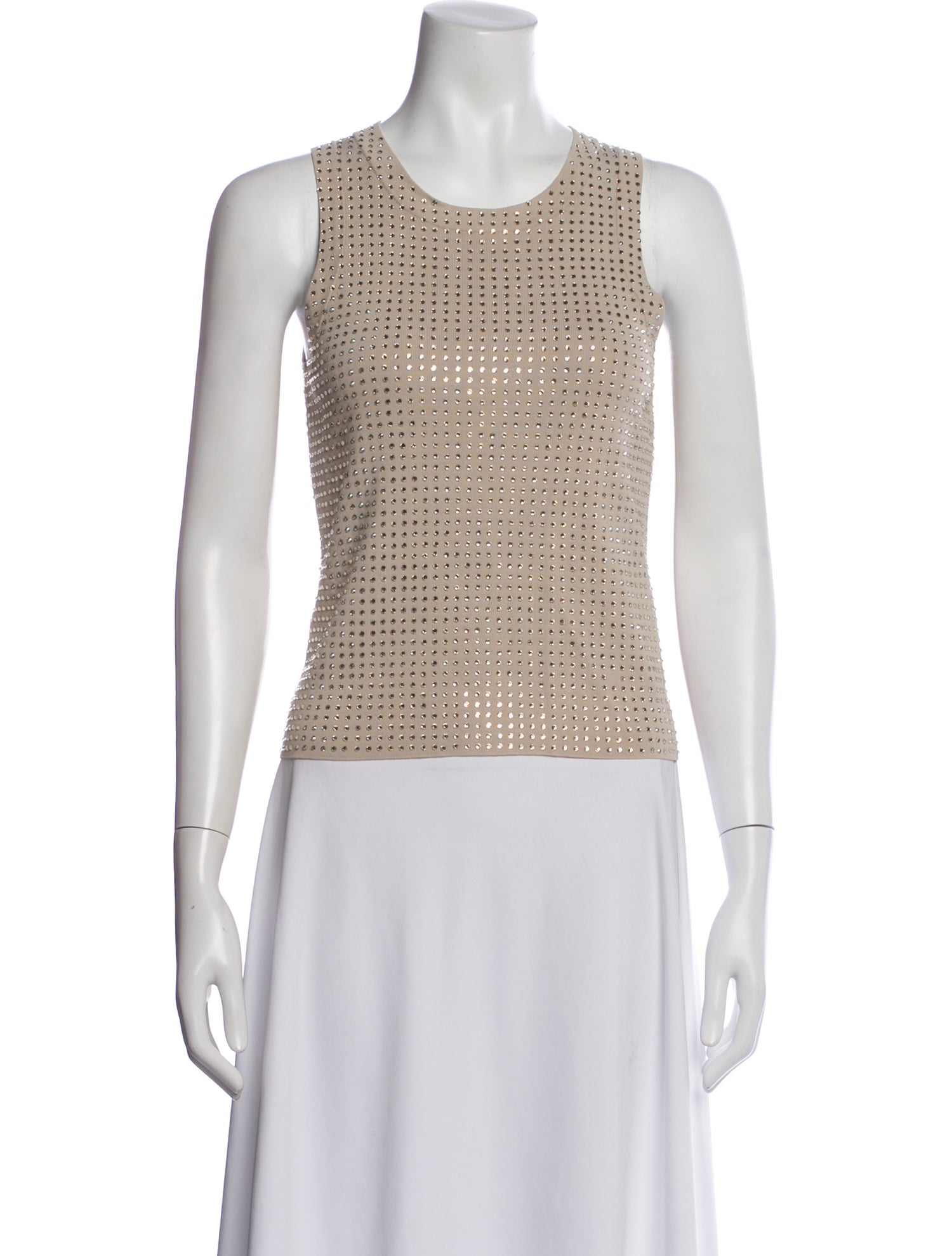 Aya Muse Crew Neck Sleeveless Top