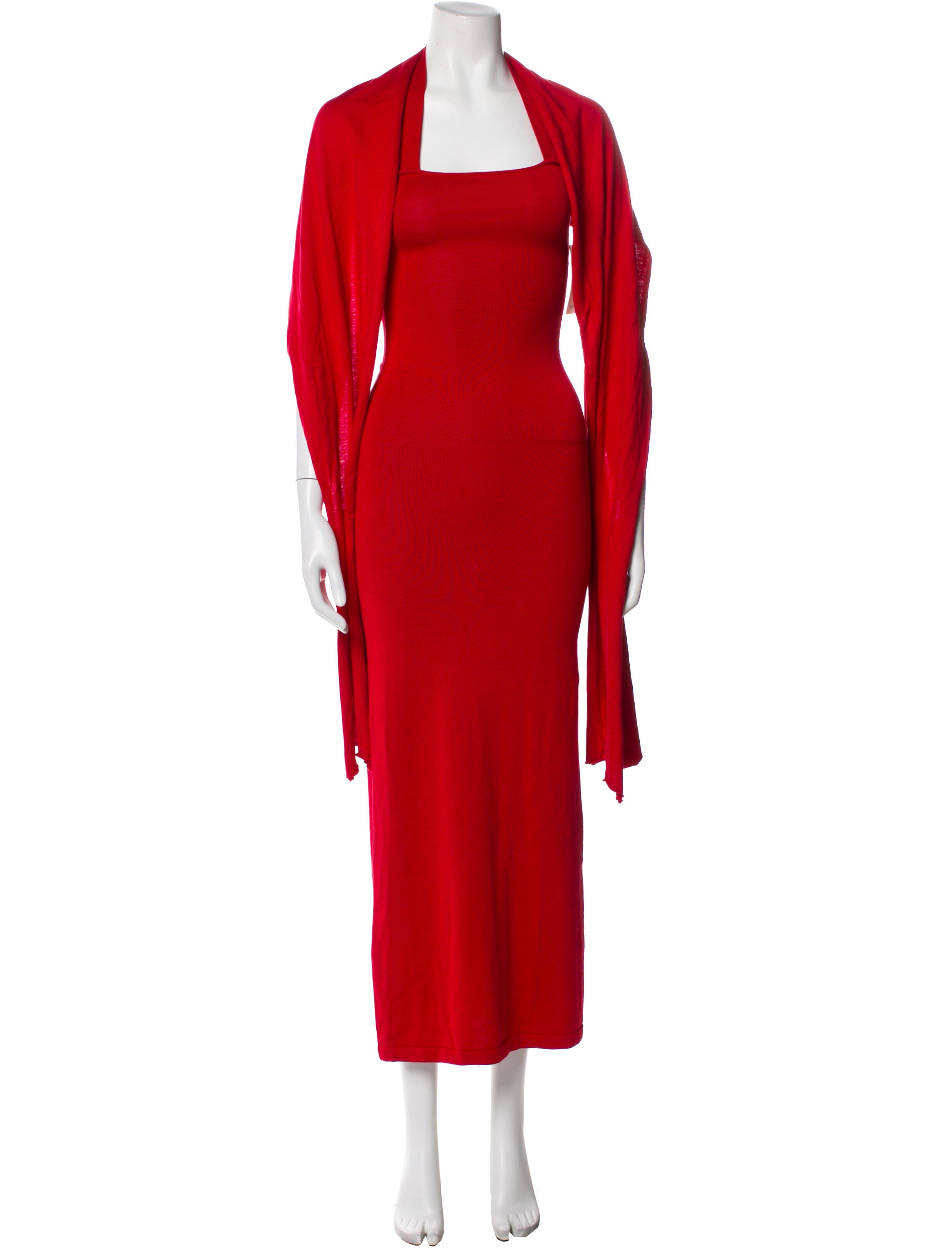 Aya Muse Square Neckline Long Dress w/ Tags