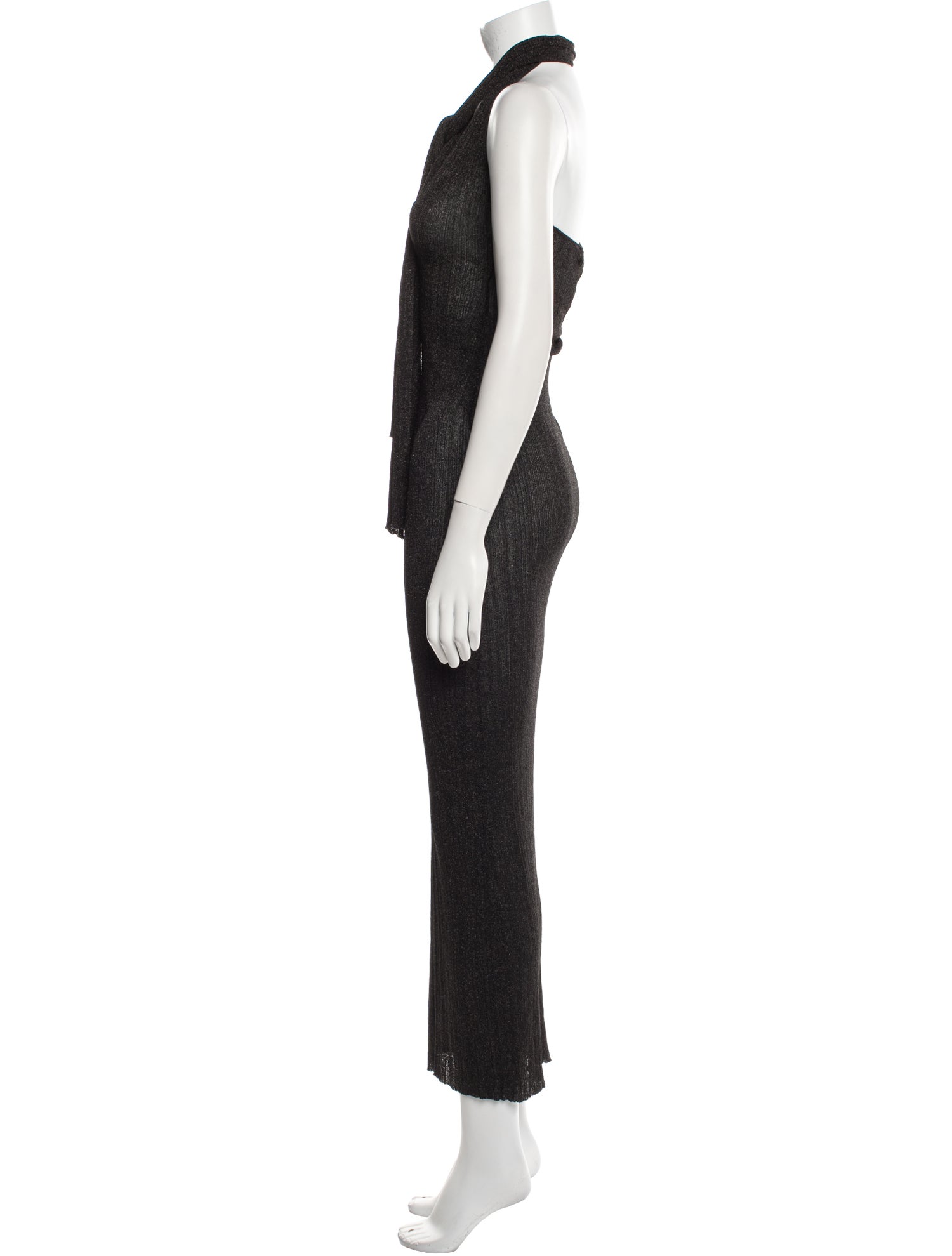 Aya Muse Halterneck Long Dress w/ Tags