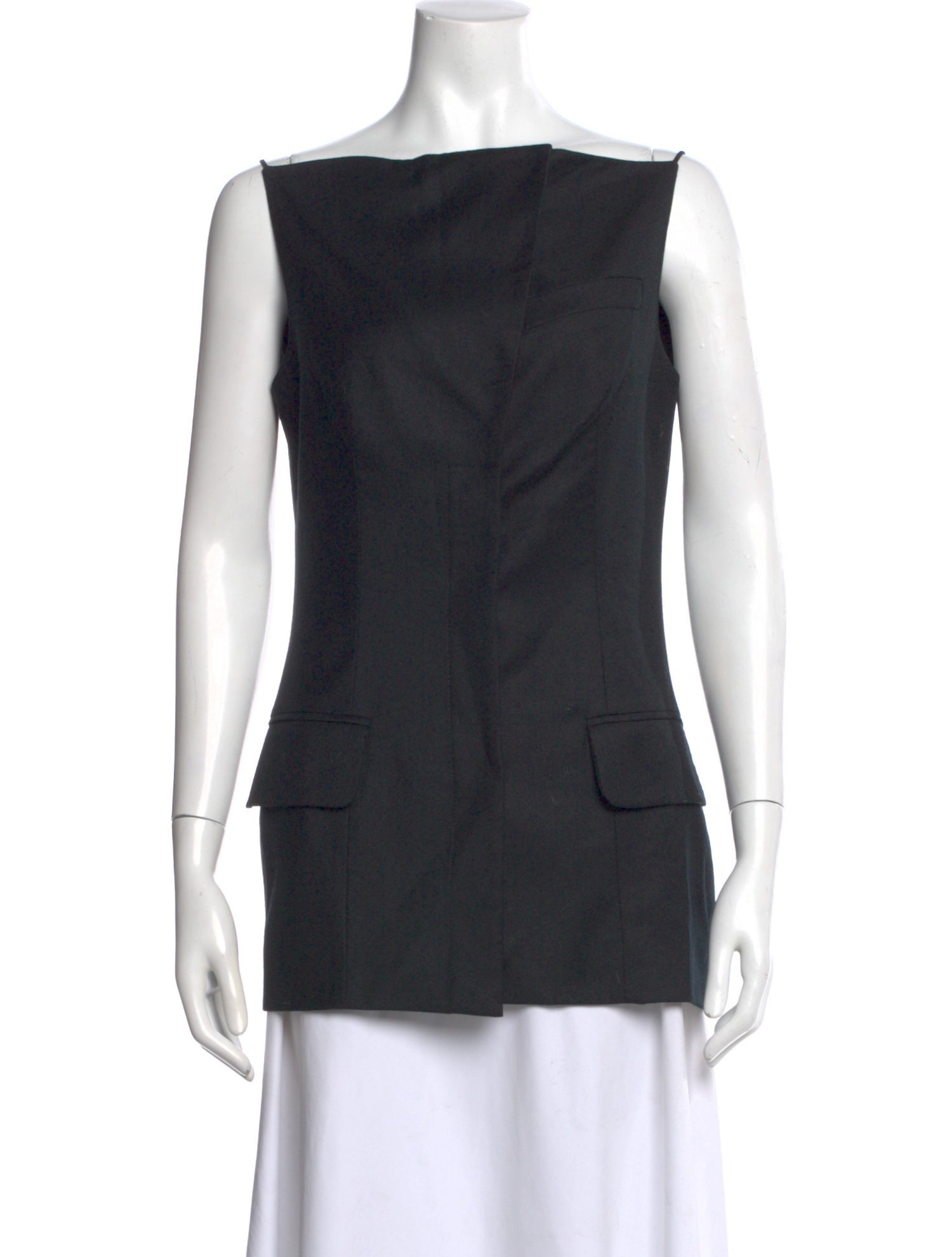 Aya Muse Wool Square Neckline Top w/ Tags