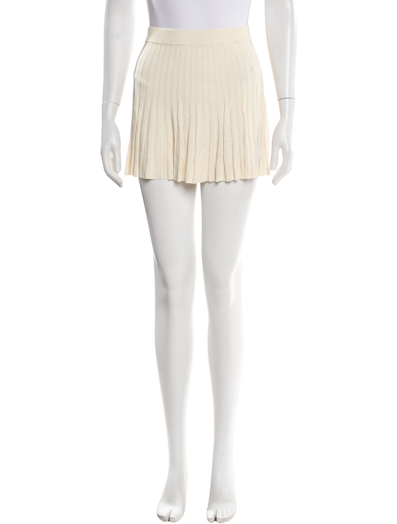 Aya Muse Pleated Accents Mini Skirt