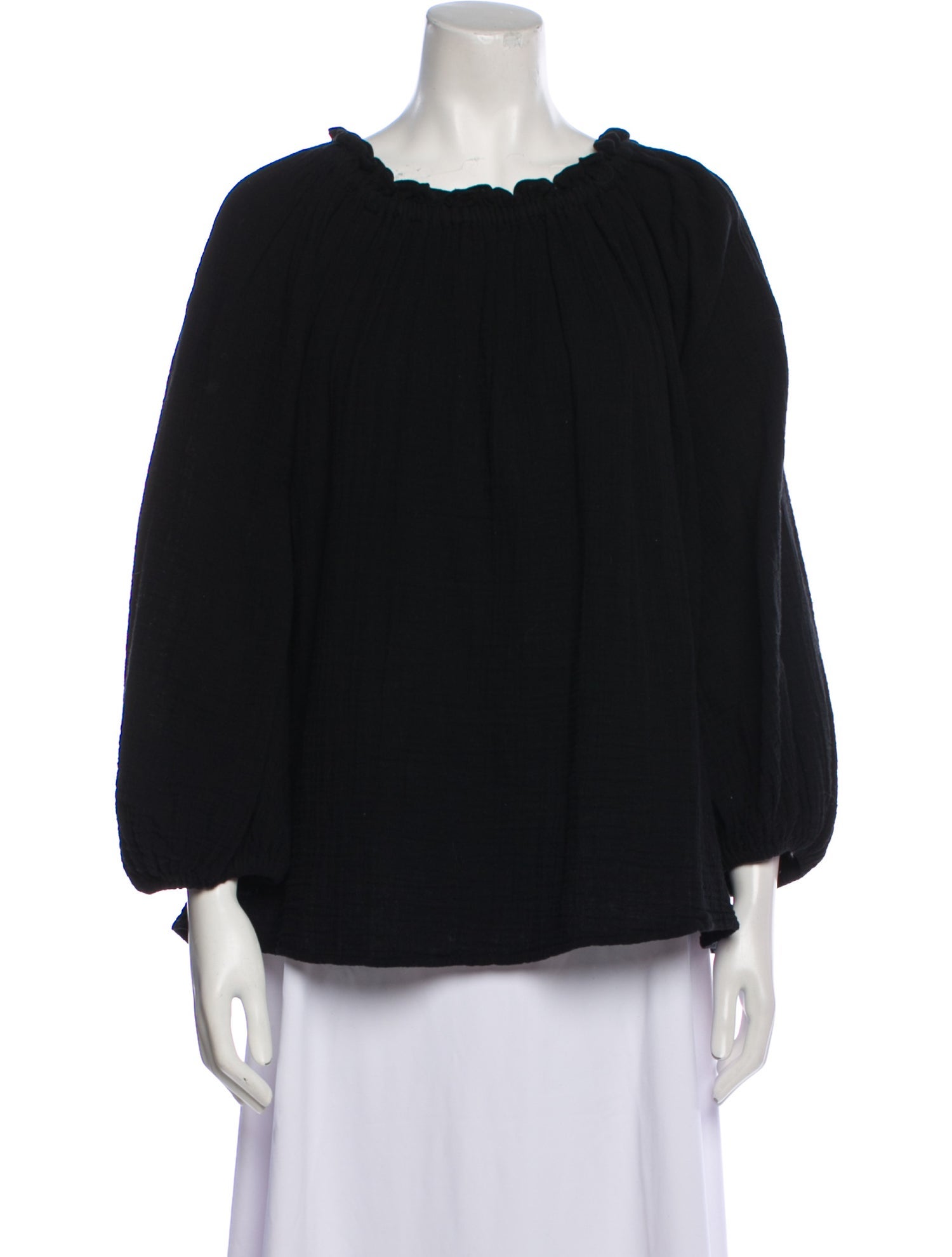 Anaak Scoop Neck Three-Quarter Sleeve Blouse