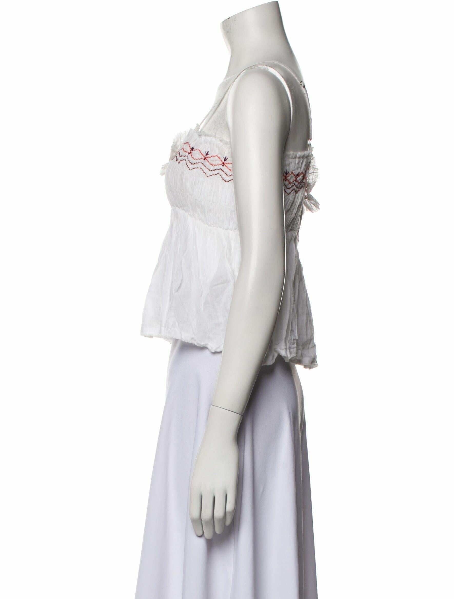 Anaak Square Neckline Sleeveless Crop Top