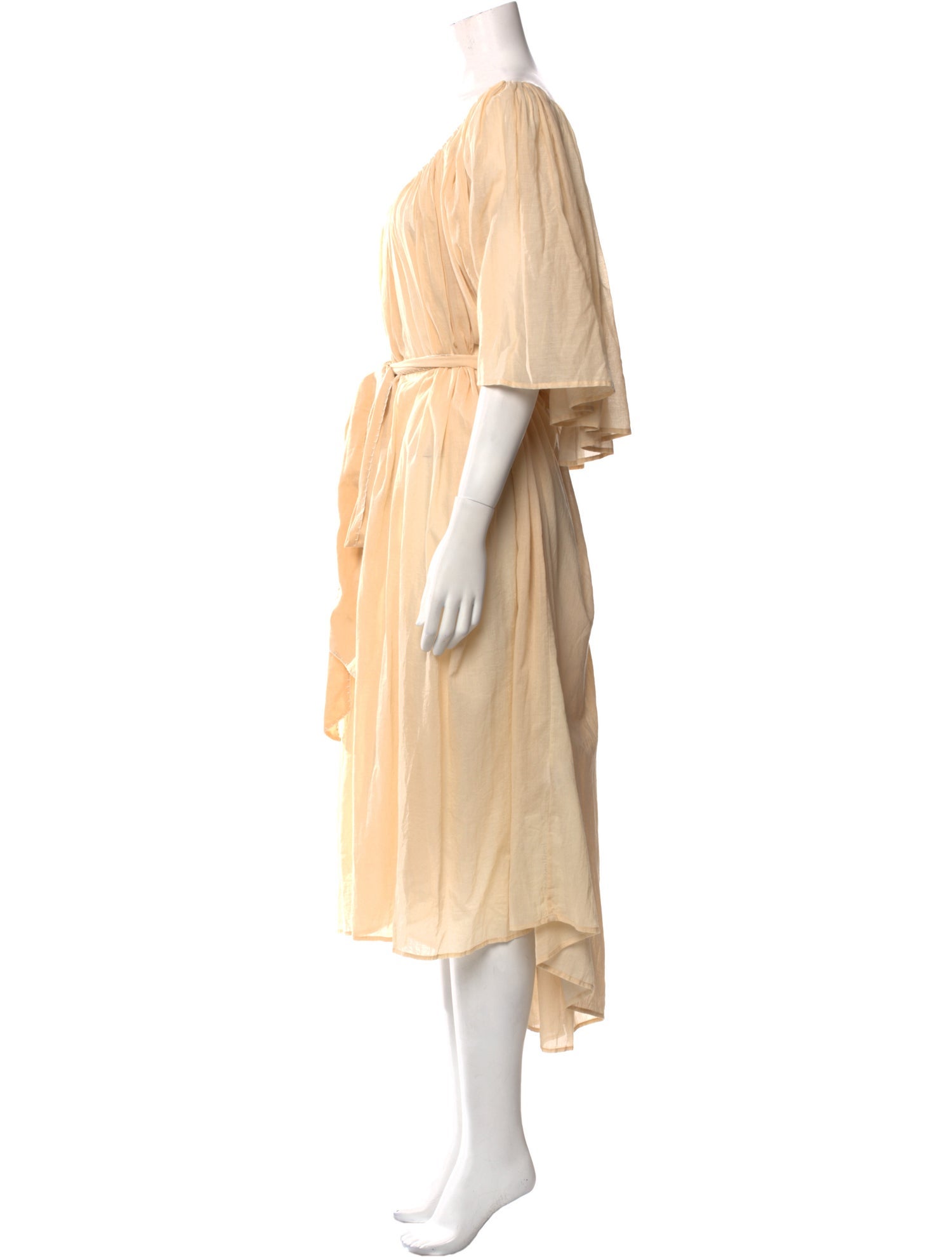 Anaak Scoop Neck Long Dress