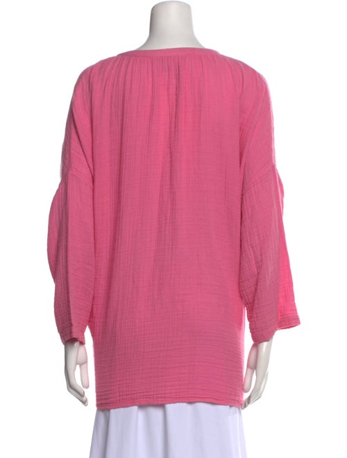 Anaak Scoop Neck Long Sleeve Blouse