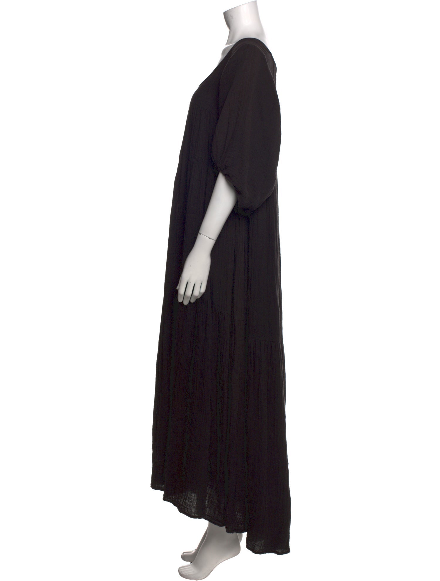 Anaak Scoop Neck Long Dress