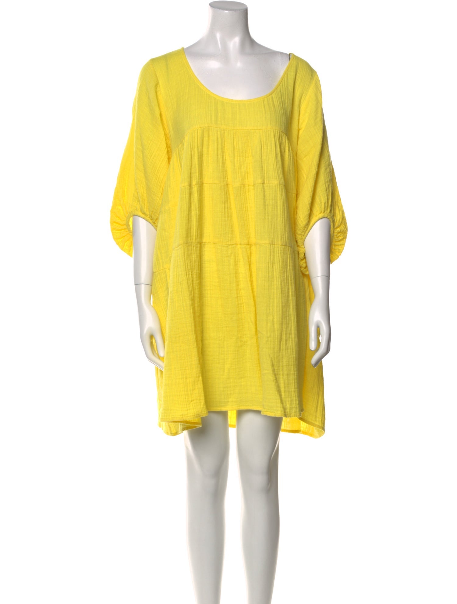 Anaak Scoop Neck Mini Dress