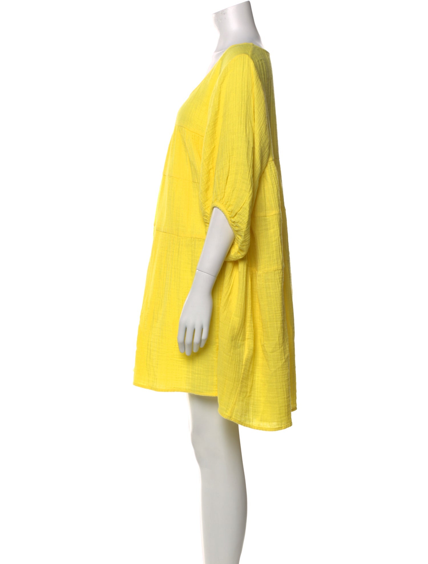 Anaak Scoop Neck Mini Dress