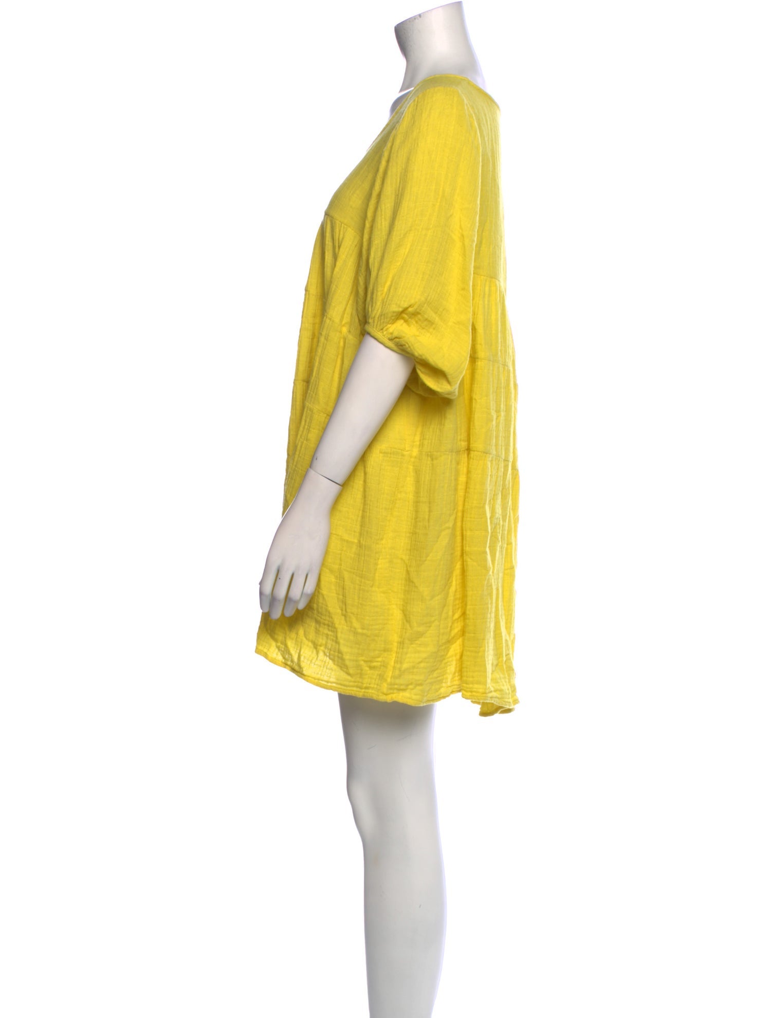 Anaak Scoop Neck Mini Dress