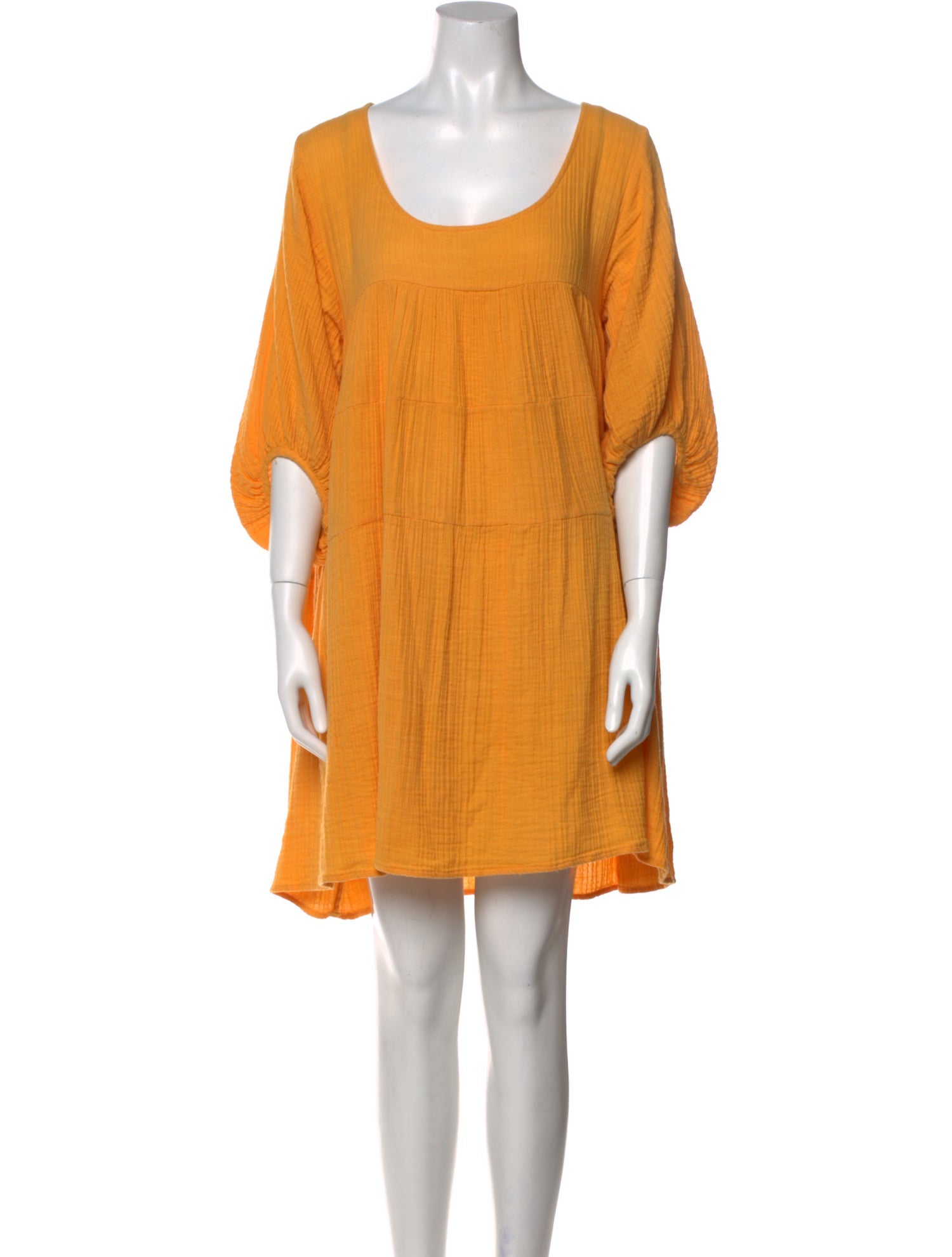 Anaak Scoop Neck Mini Dress