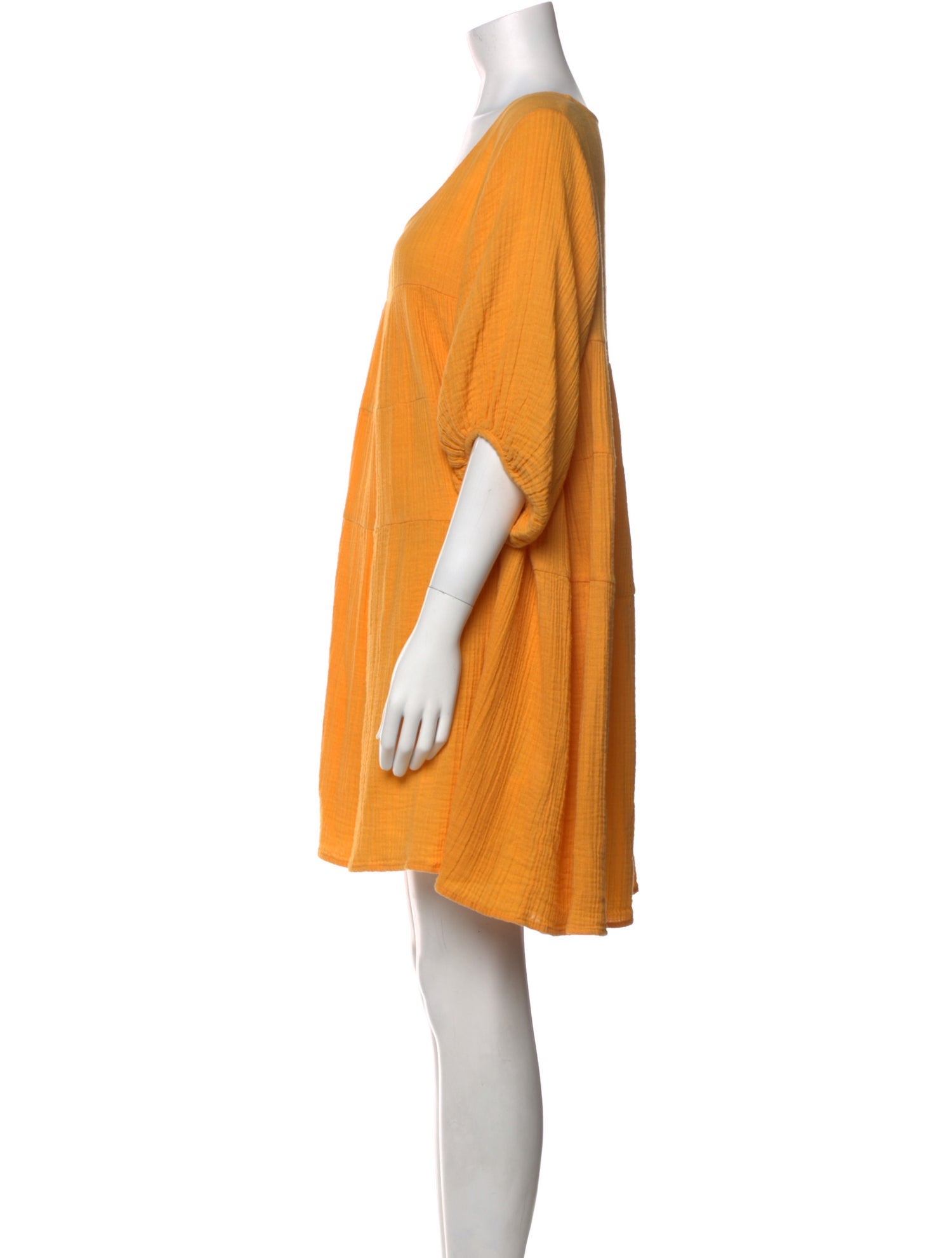 Anaak Scoop Neck Mini Dress