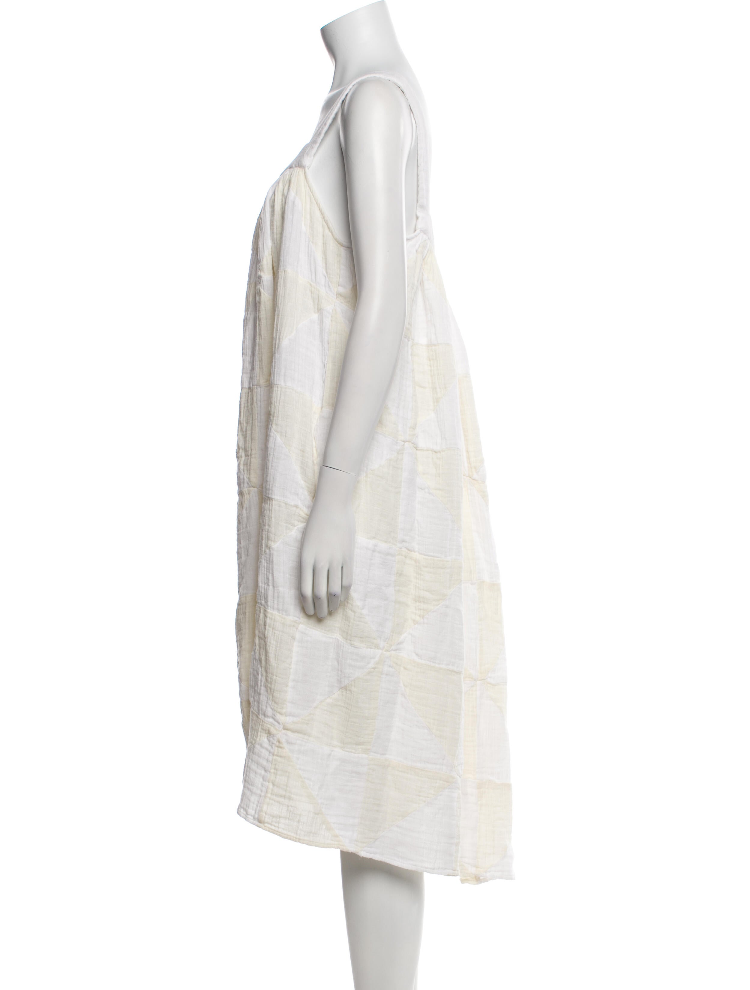 Anaak Square Neckline Midi Length Dress