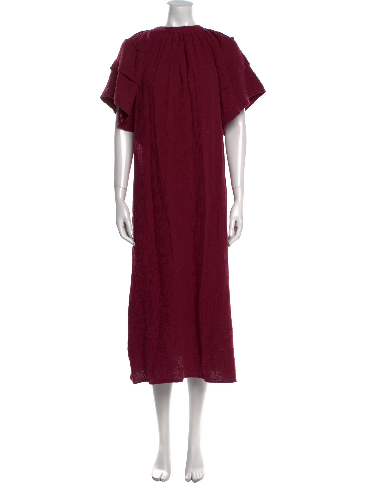 Anaak Crew Neck Midi Length Dress