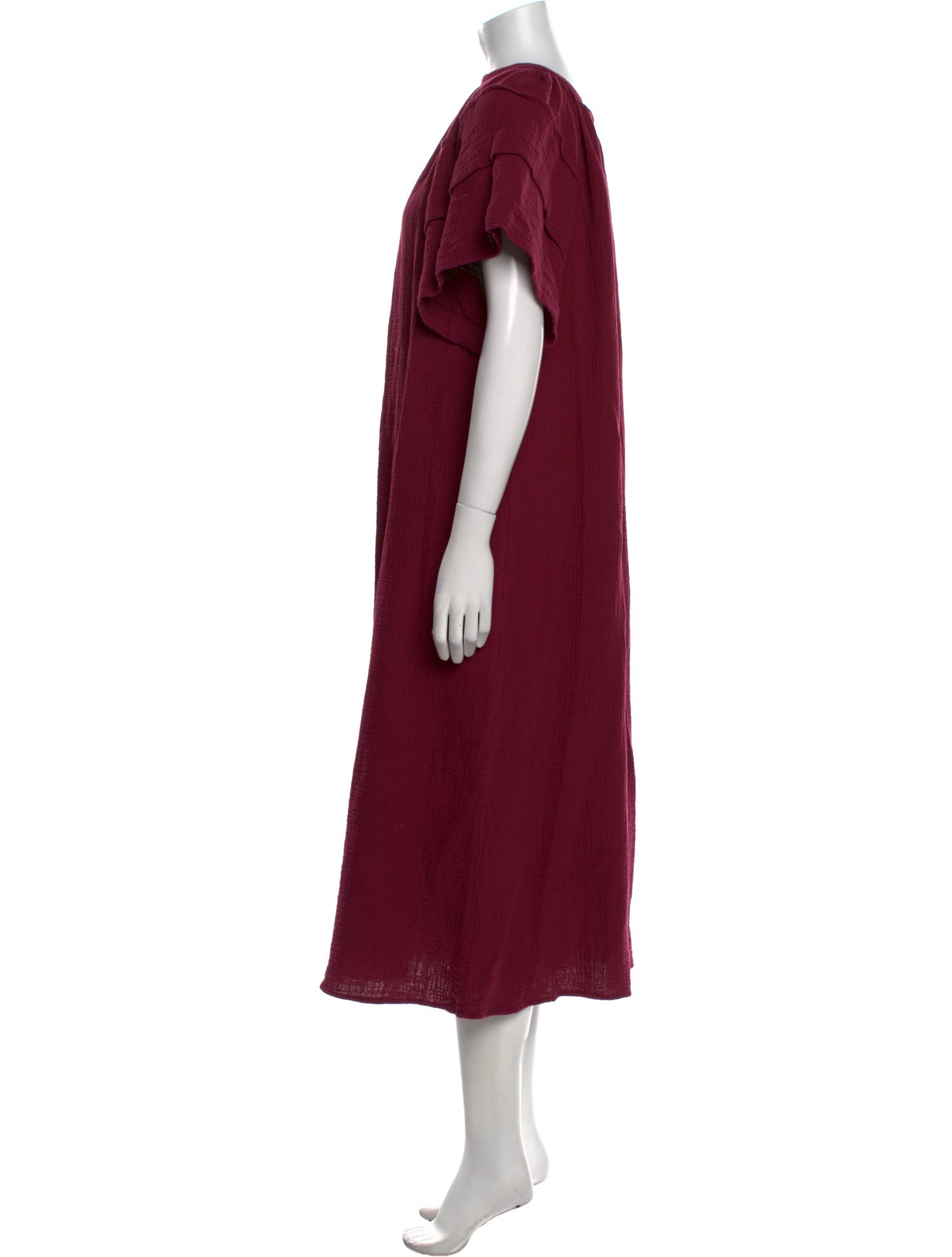 Anaak Crew Neck Midi Length Dress
