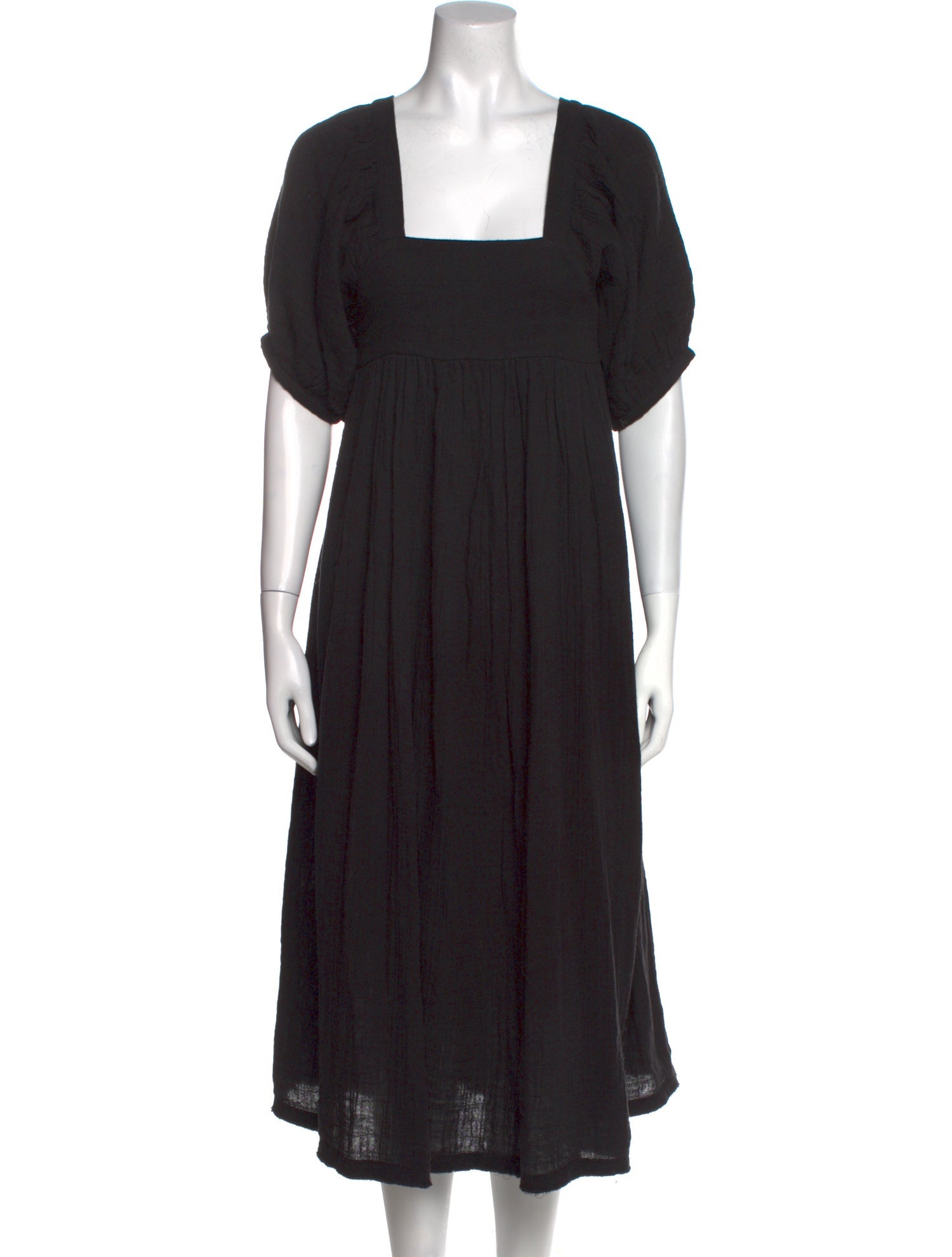 Anaak Square Neckline Midi Length Dress