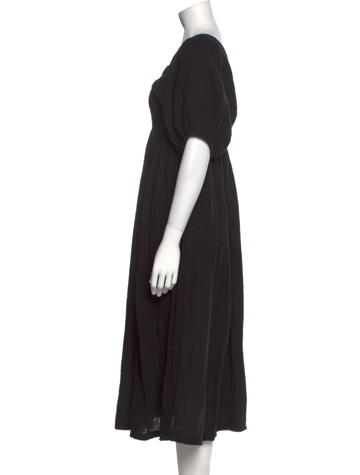 Anaak Square Neckline Midi Length Dress