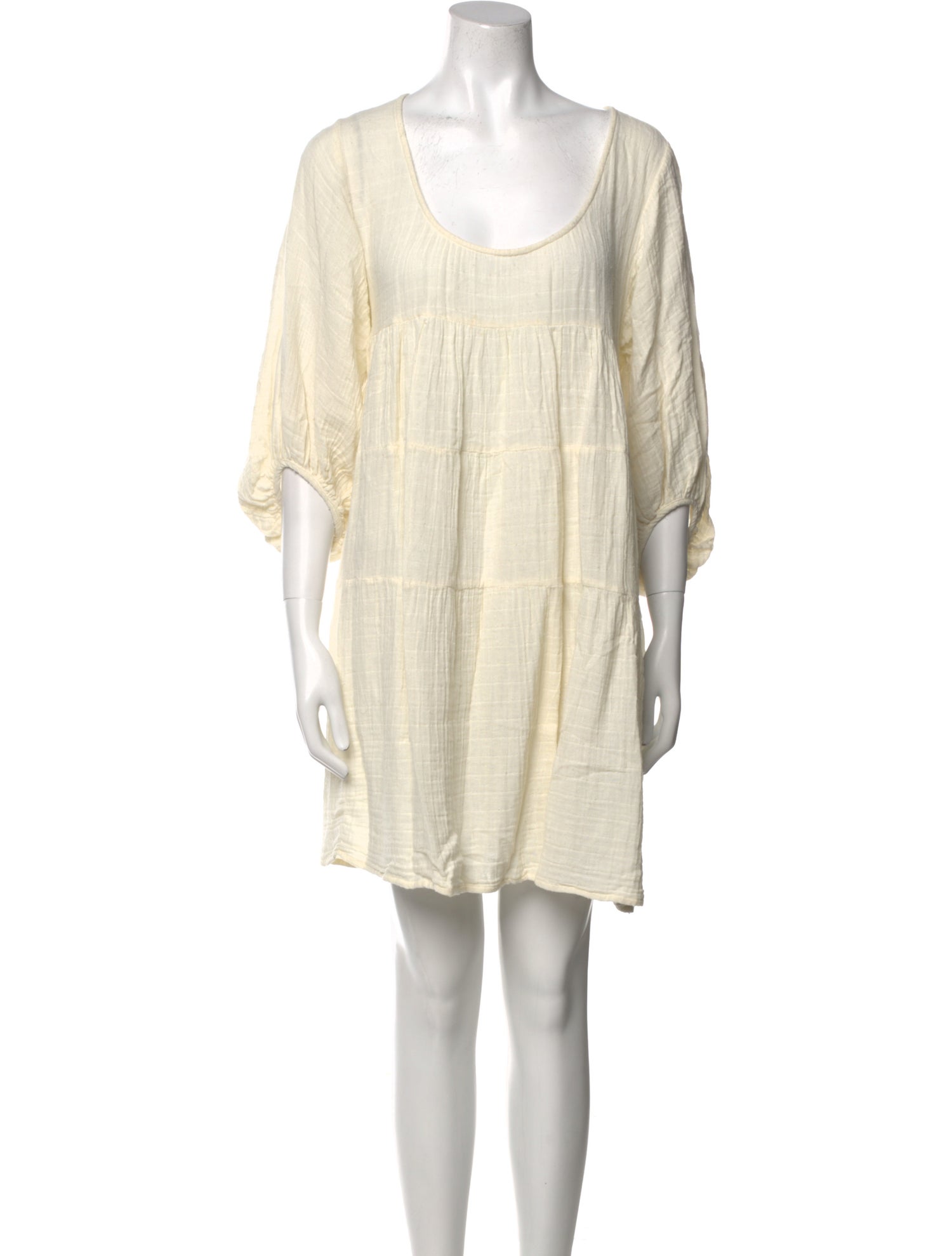 Anaak Scoop Neck Mini Dress