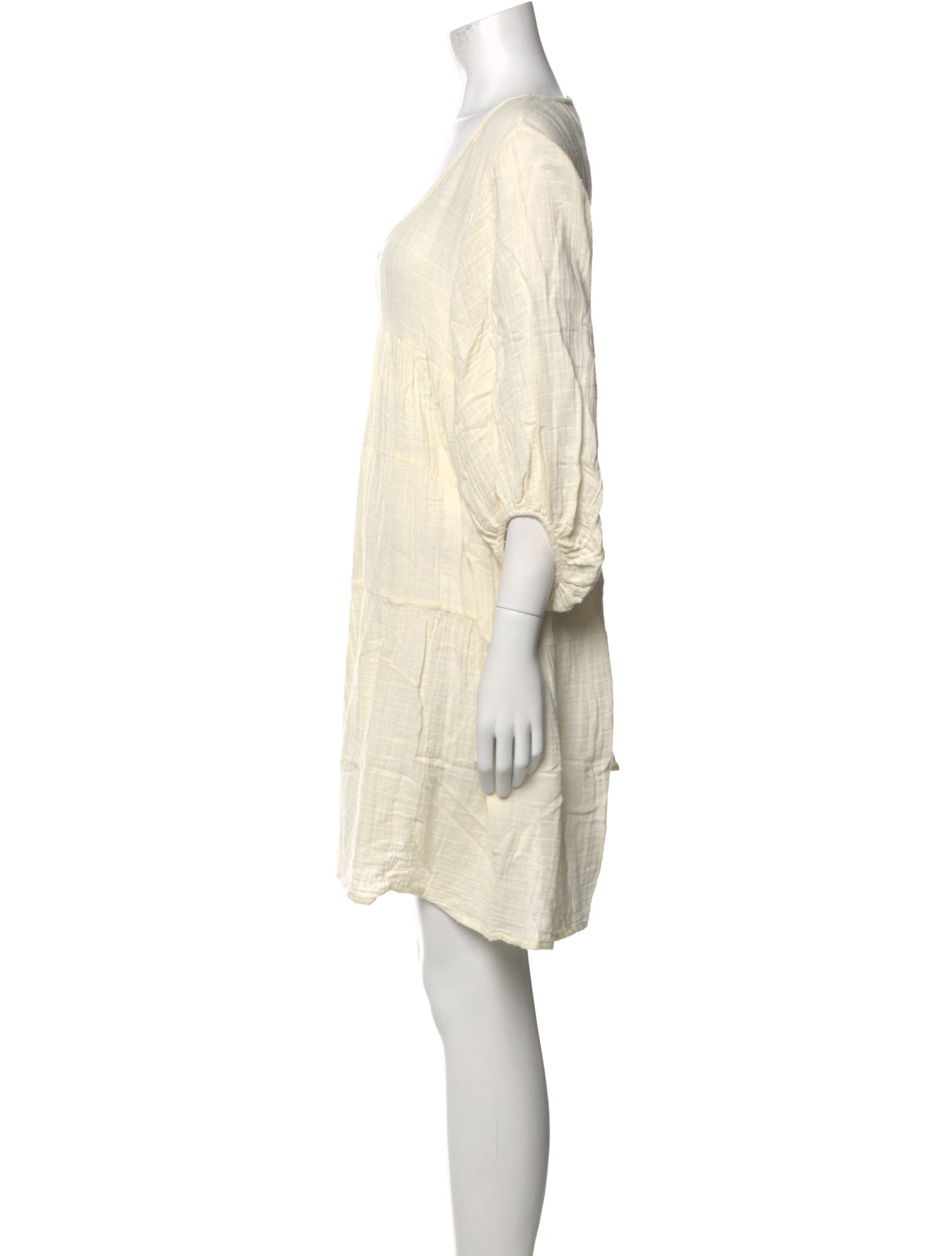 Anaak Scoop Neck Mini Dress