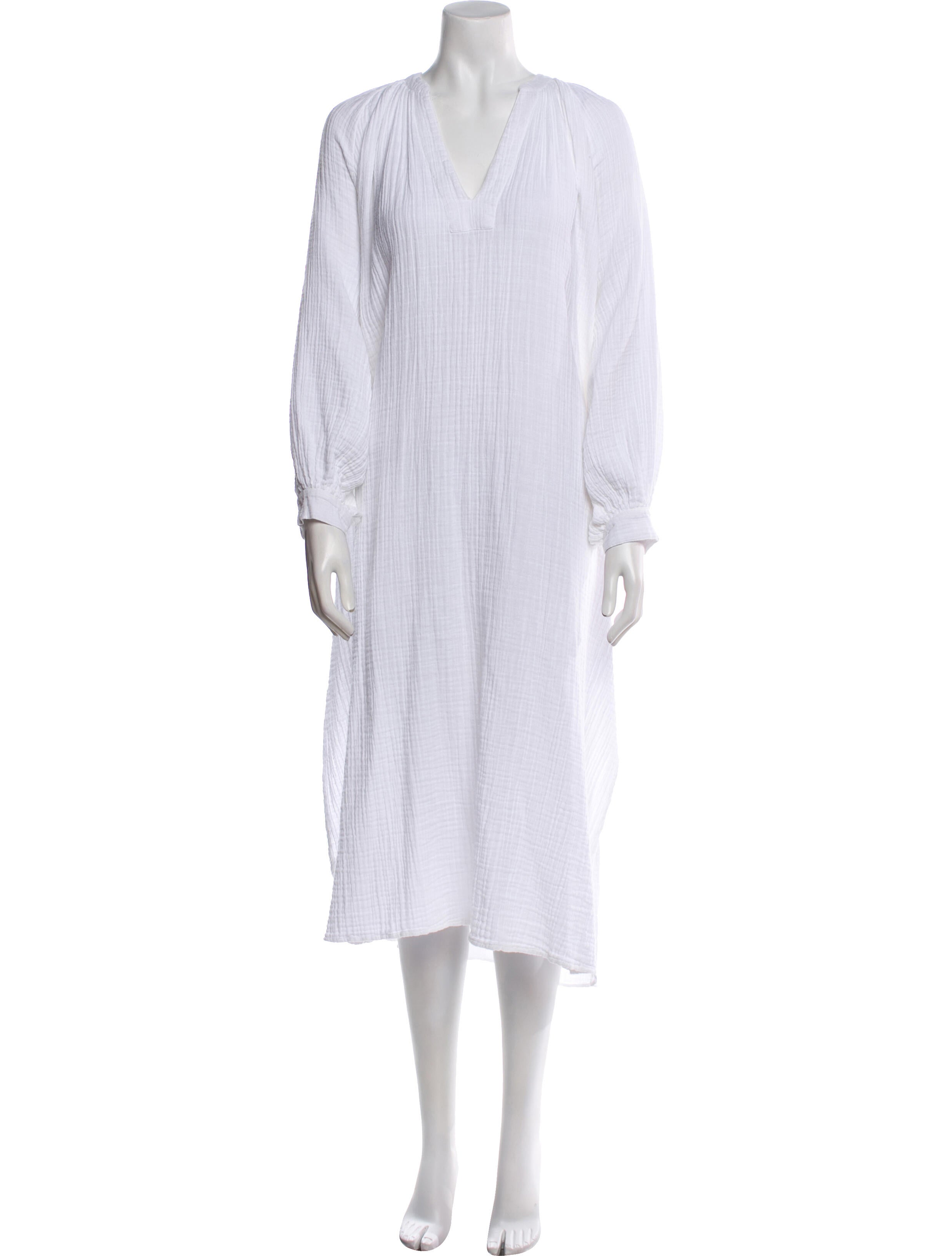 Anaak V-Neck Midi Length Dress