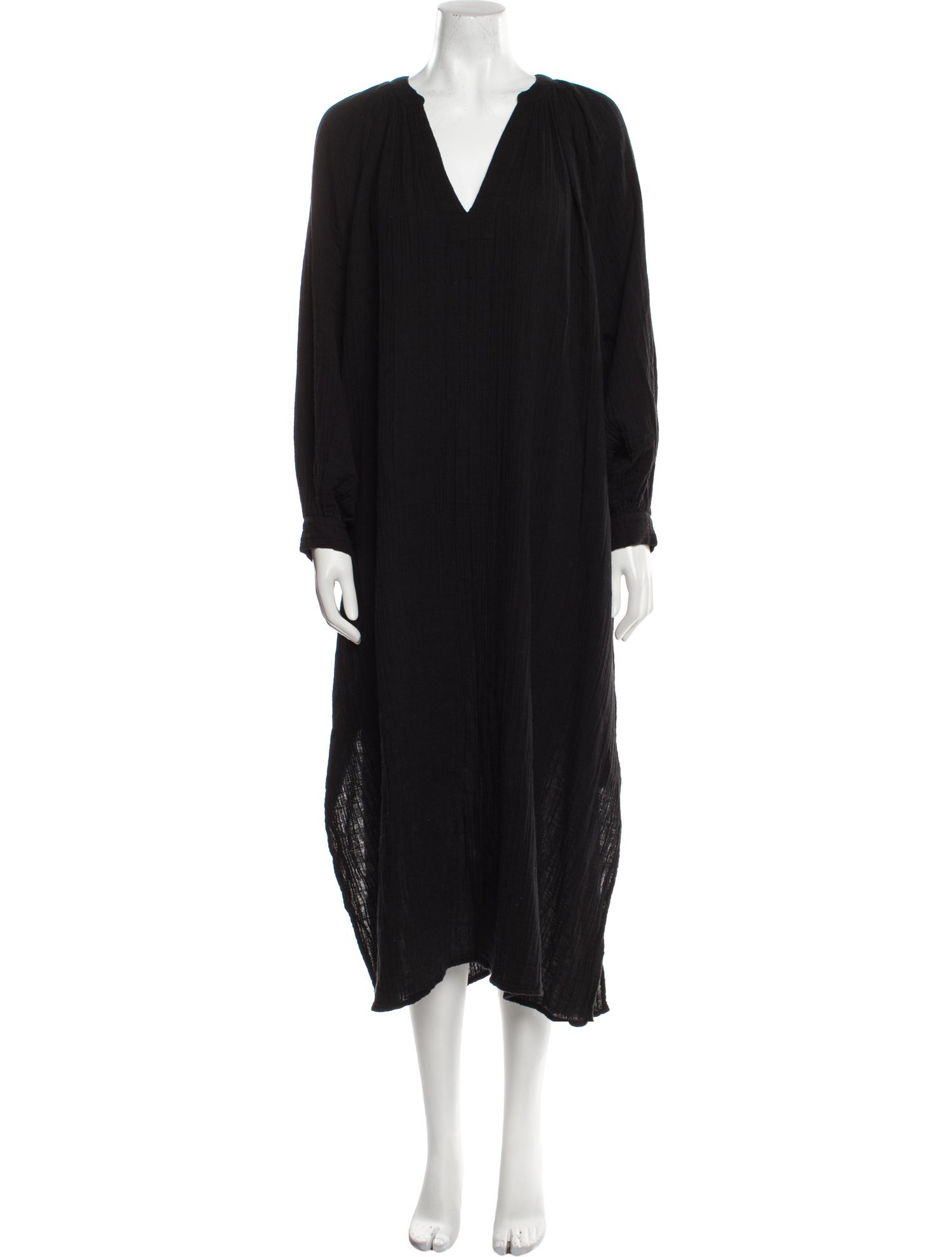 Anaak V-Neck Midi Length Dress