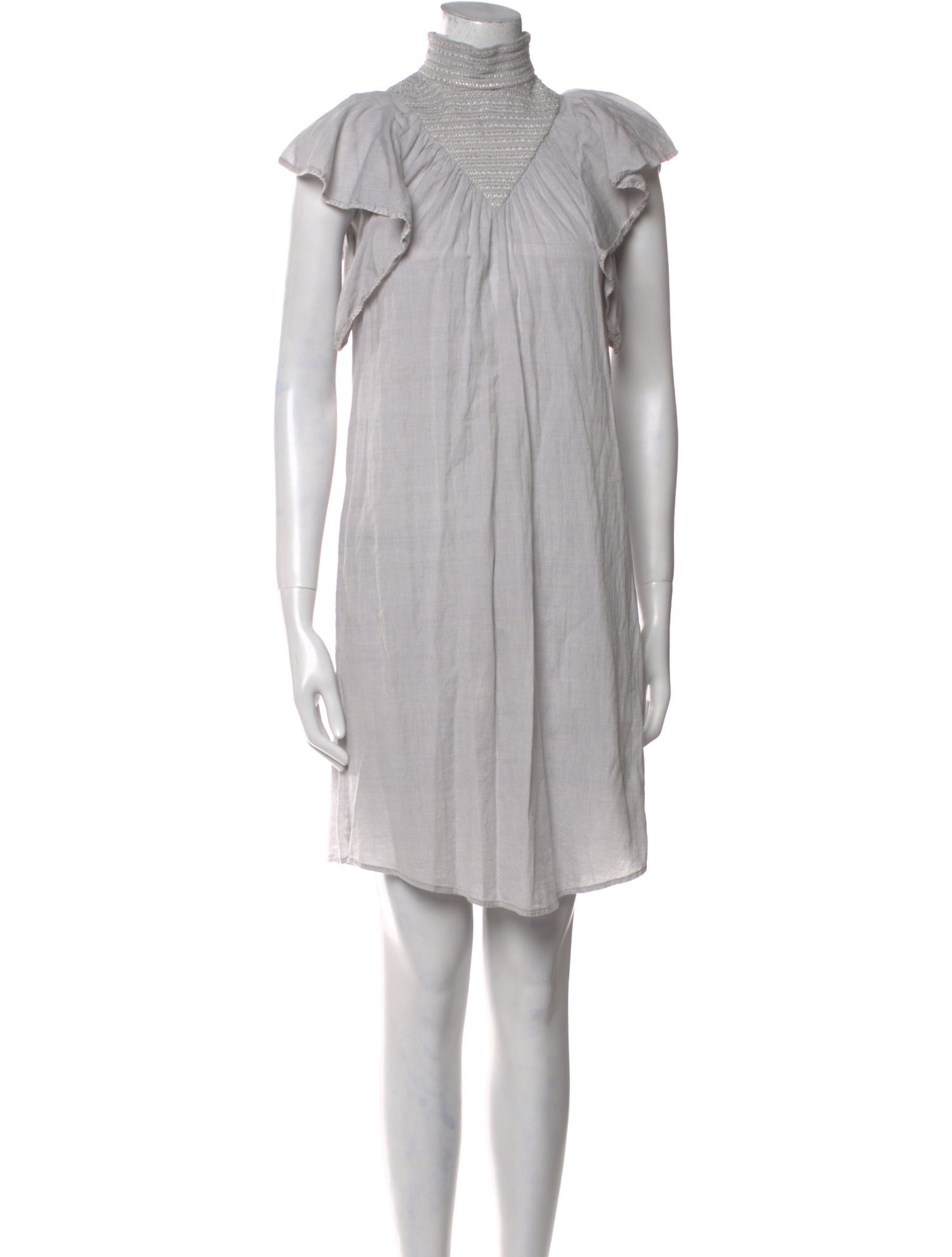 Anaak Mock Neck Mini Dress