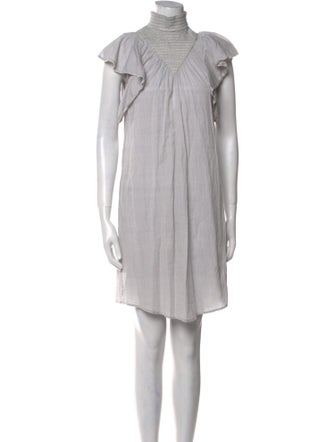 Anaak Mock Neck Mini Dress