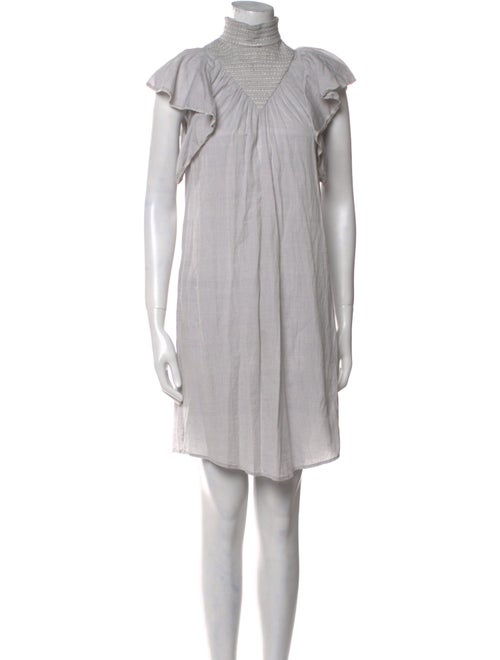 Anaak Mock Neck Mini Dress