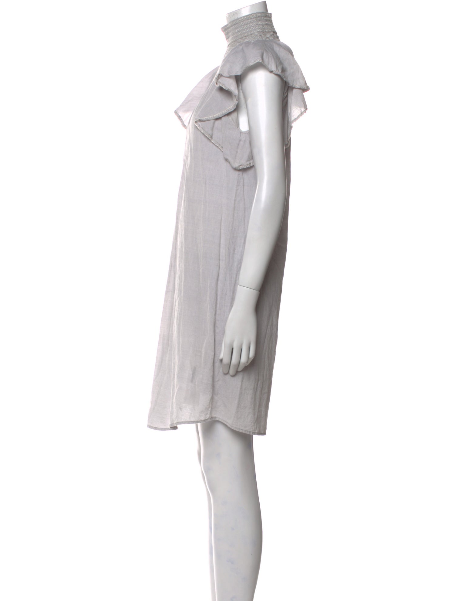 Anaak Mock Neck Mini Dress