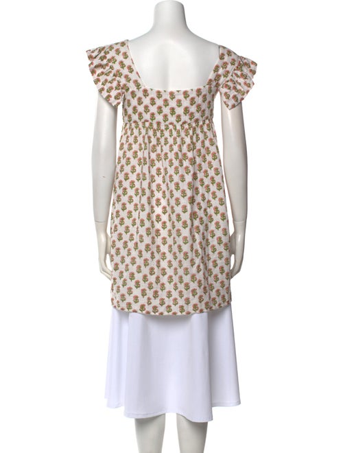 Anaak Printed Square Neckline Tunic