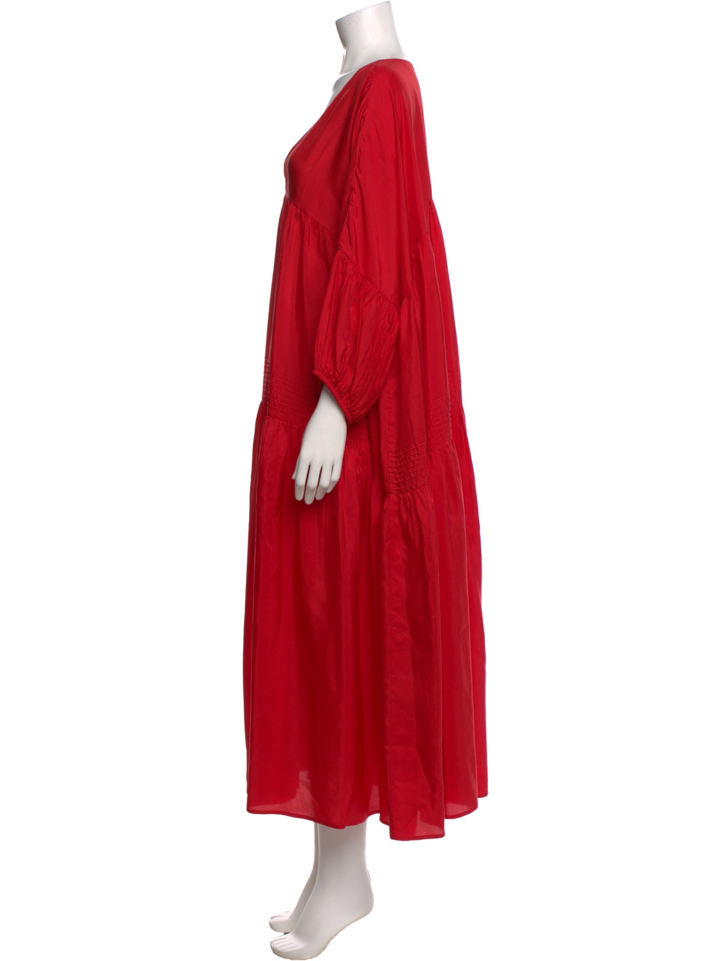 Anaak V-Neck Long Dress